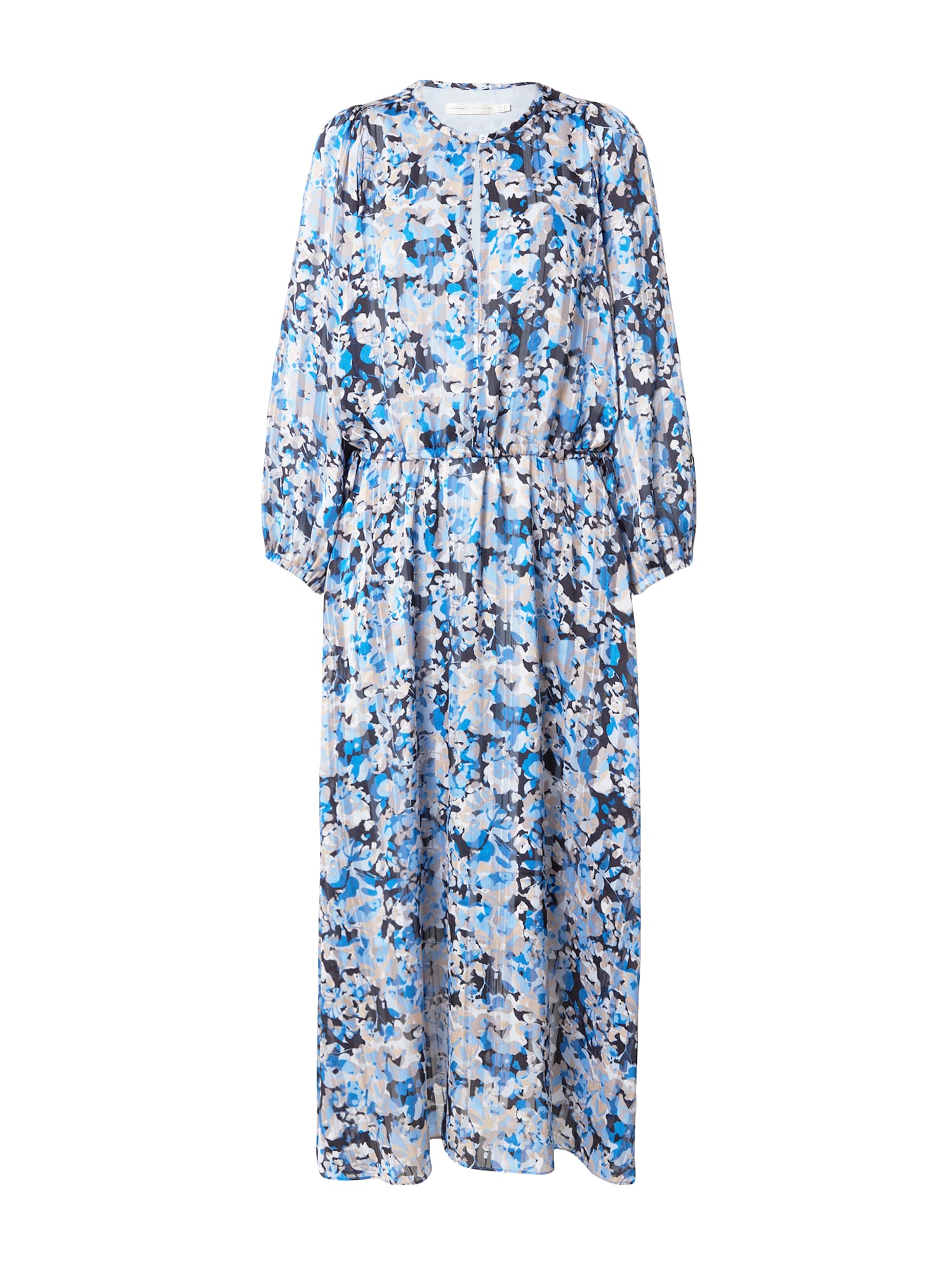 InWear Dolga srajca 'Idalia'  svetlo modra / temno modra / puder / bela