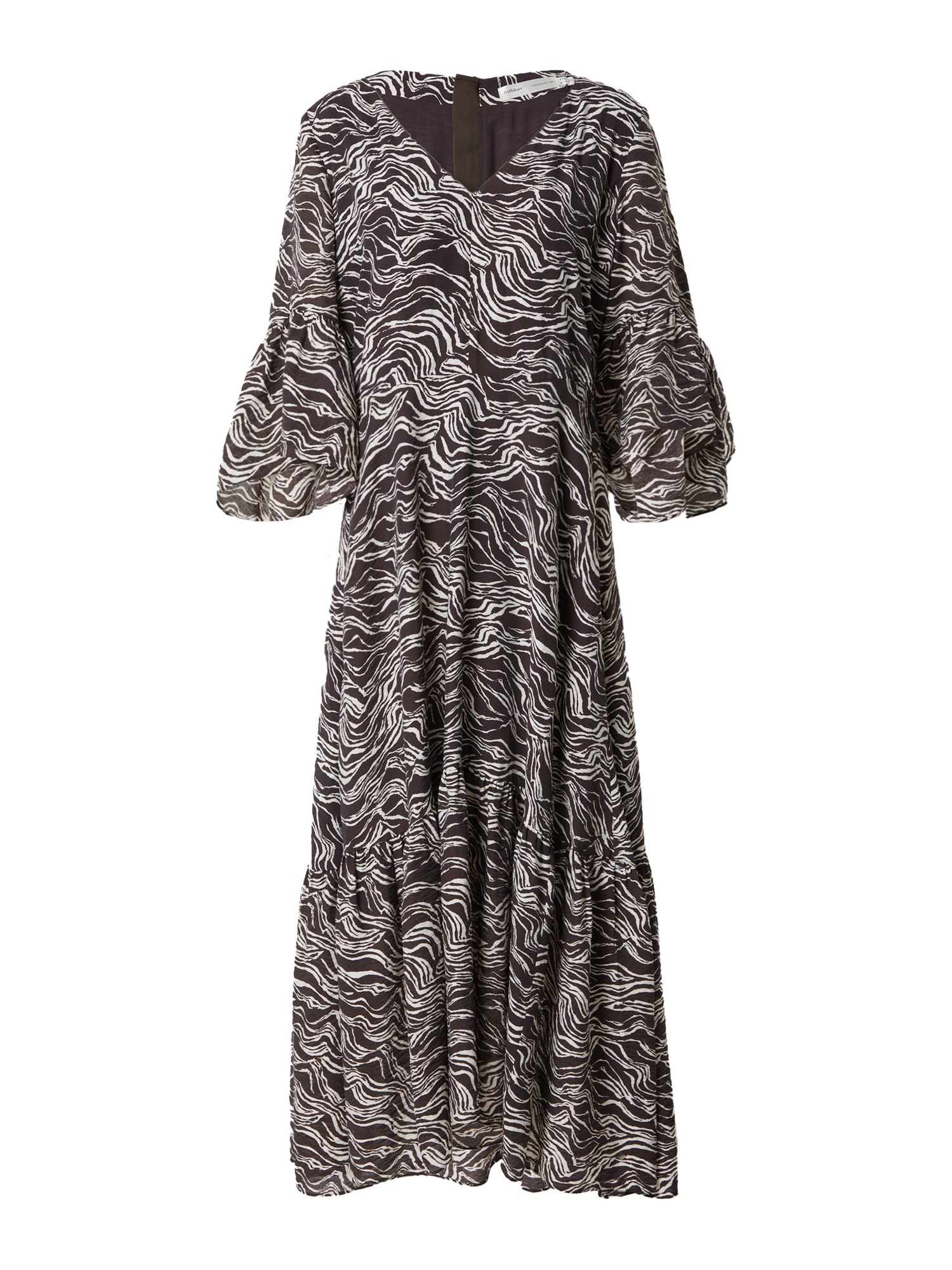 InWear Obleka 'Vagga'  temno rjava / bela