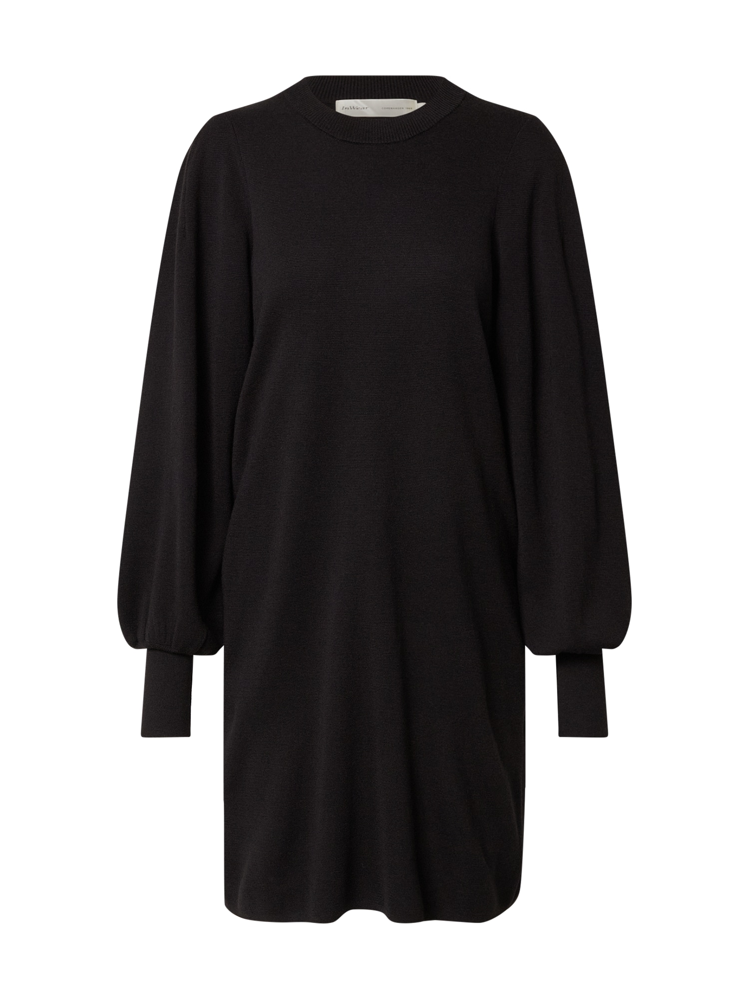InWear Pletena obleka 'Sammy'  črna