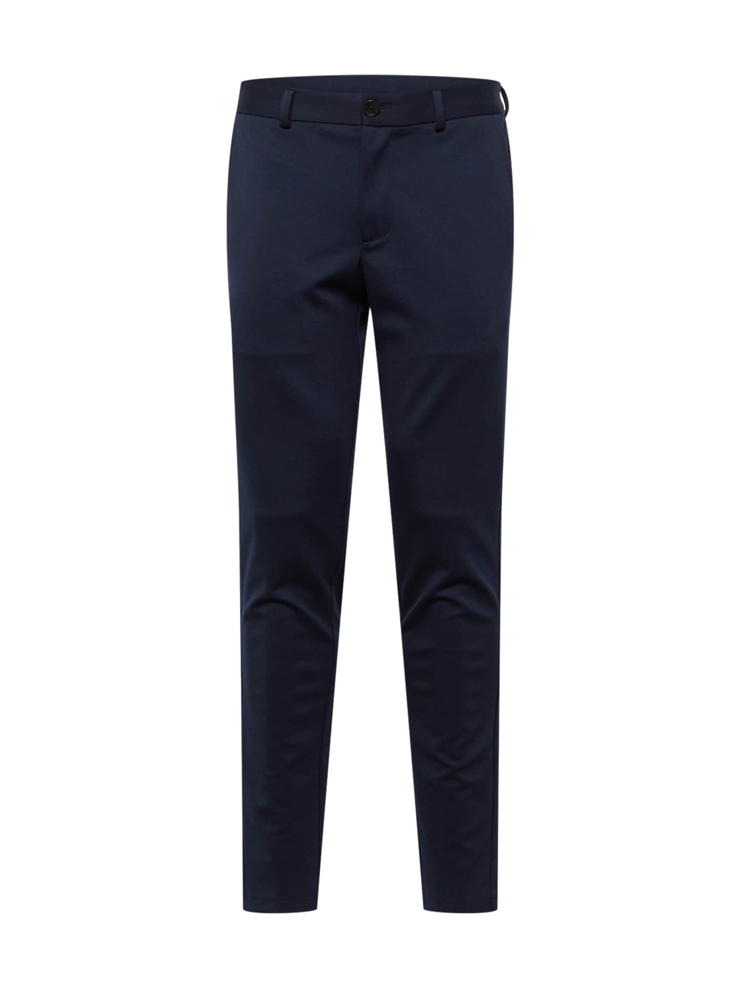 JACK & JONES Chino hlače 'CLEAN'  mornarska