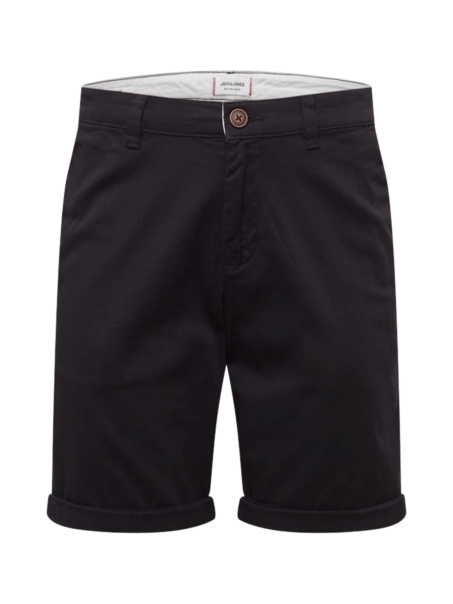 JACK & JONES Chino hlače 'DAVE'  črna