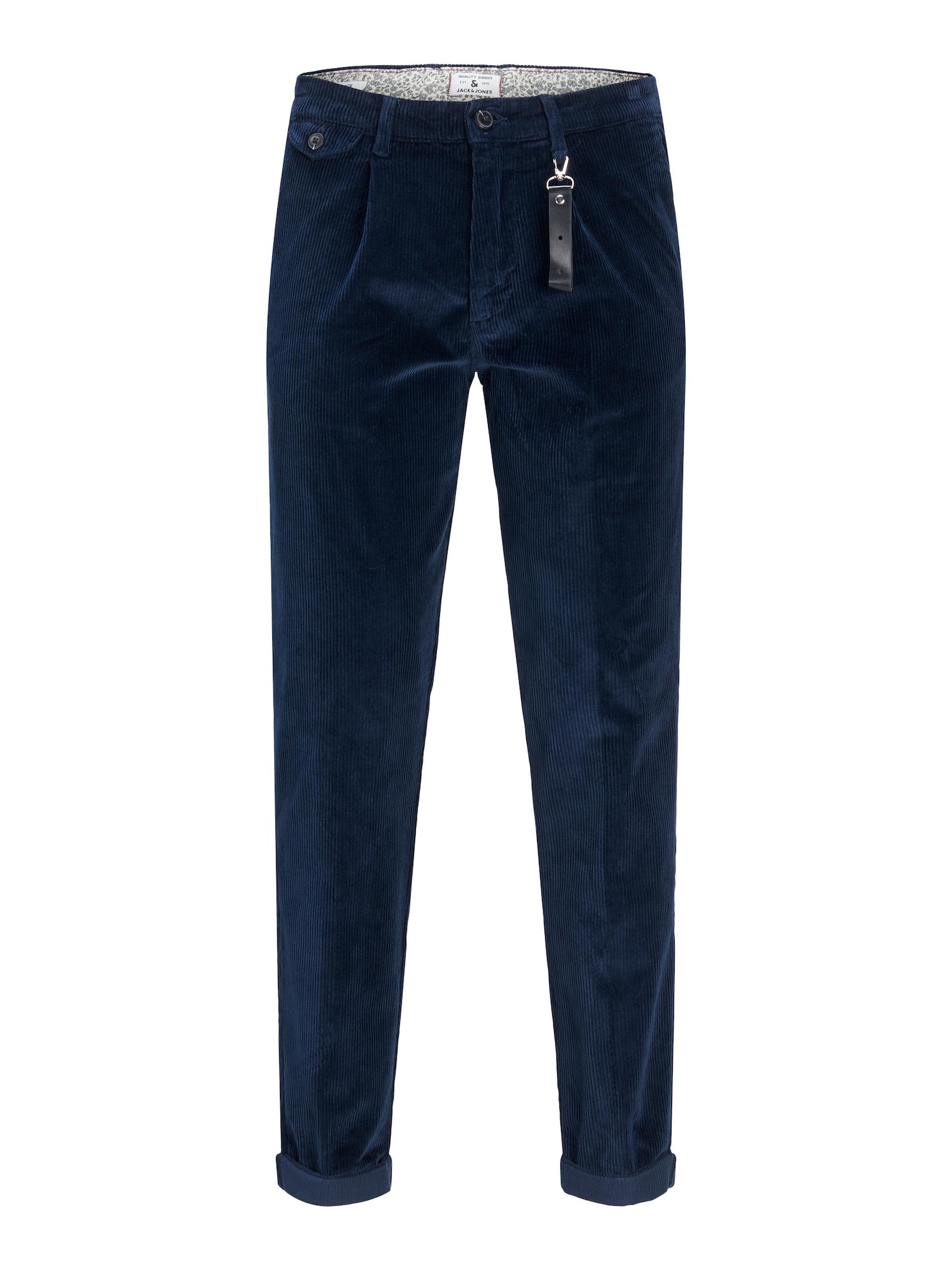 JACK & JONES Hlače z naborki 'Ace Dylan'  temno modra