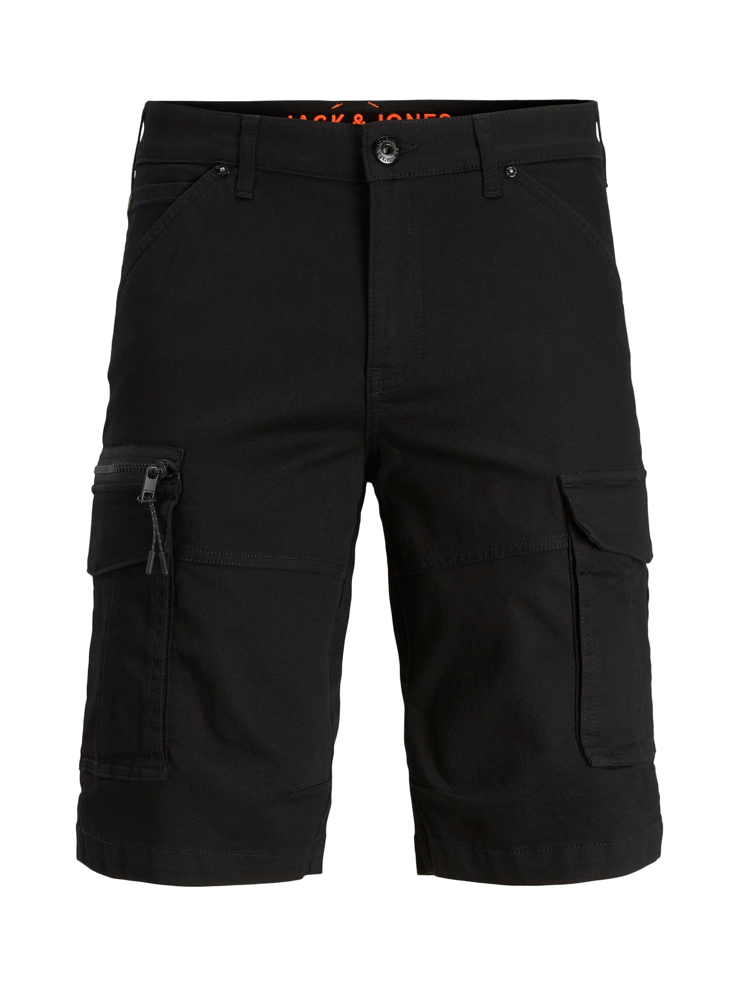 JACK & JONES Kargo hlače 'Dex'  črna