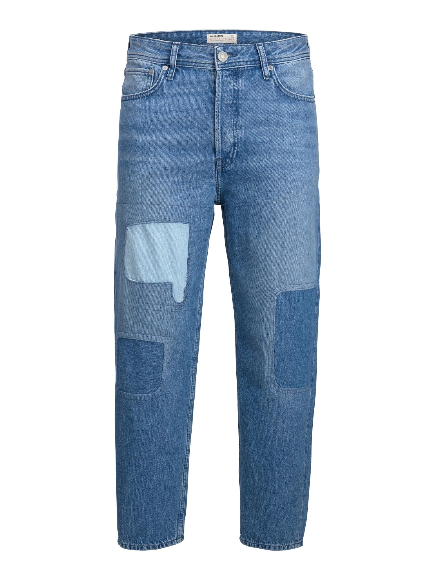 JACK & JONES Kavbojke 'ROB'  moder denim / svetlo modra