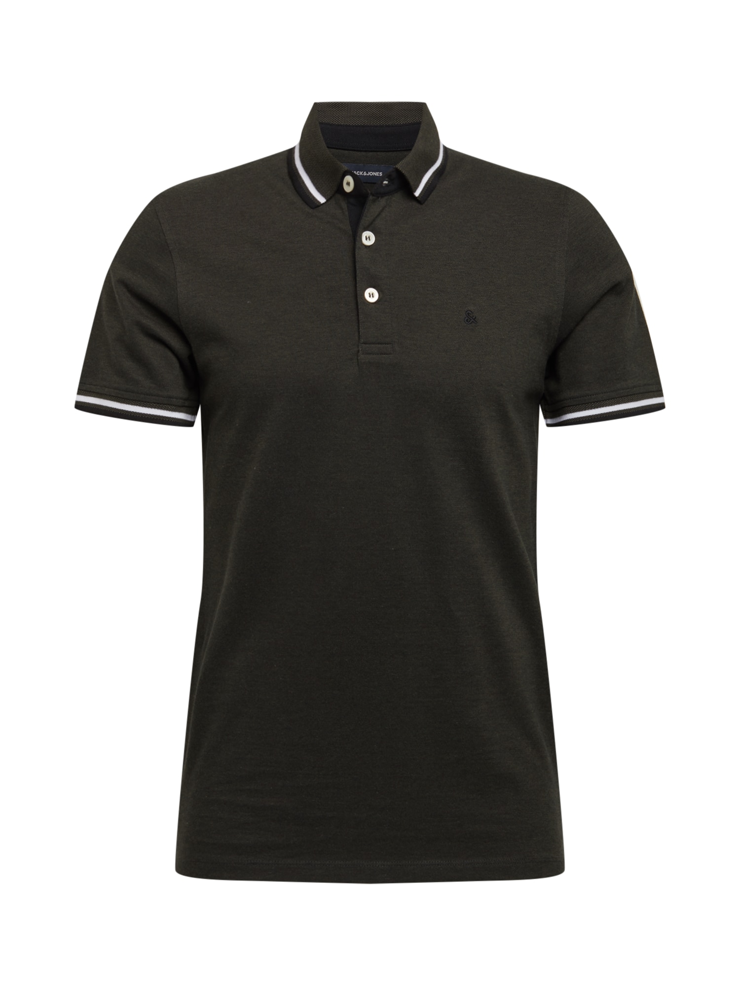 JACK & JONES Majica 'Paulos'  jelka / bela