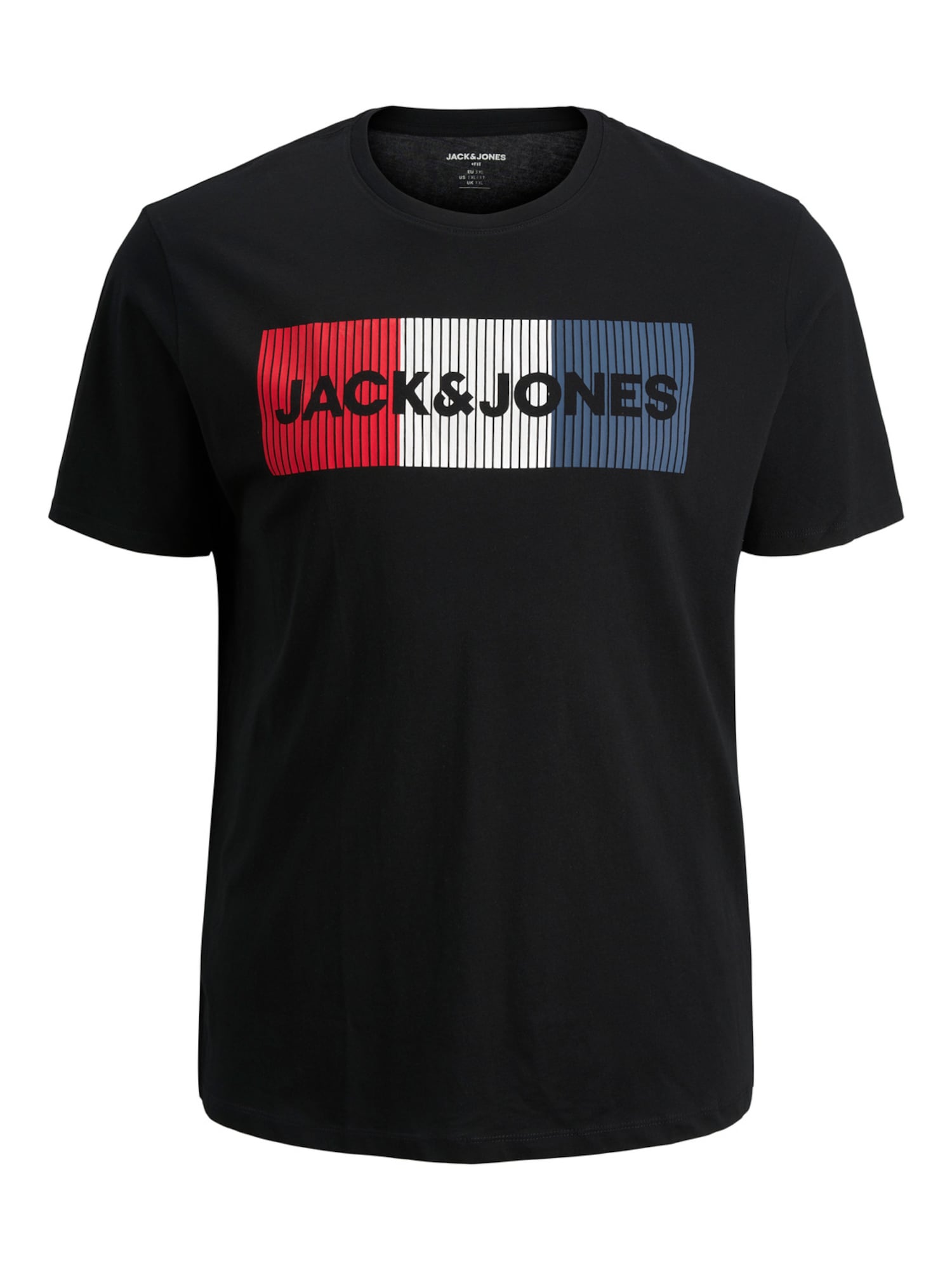 JACK & JONES Majica  mornarska / rdeča / črna / bela