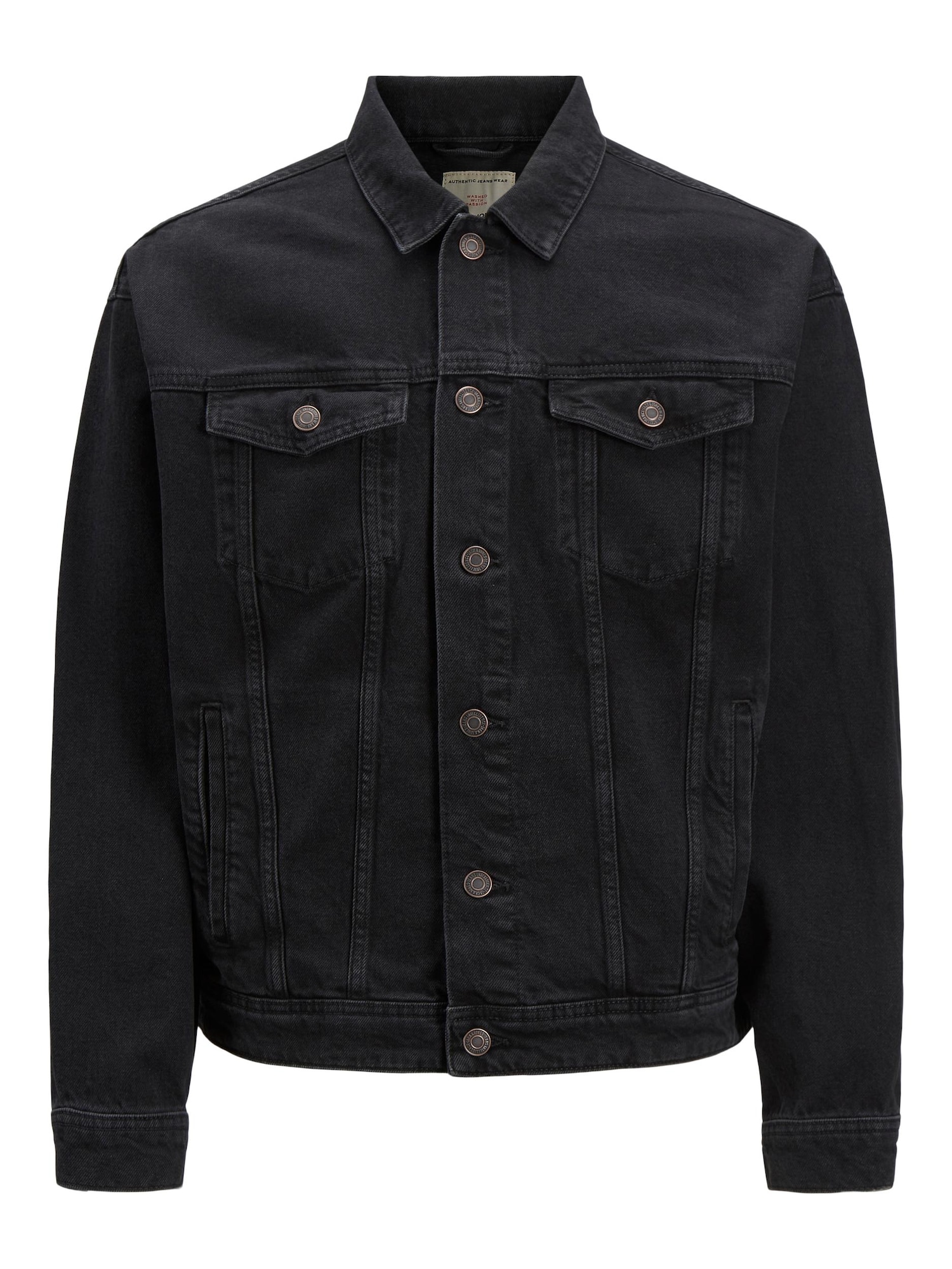 JACK & JONES Prehodna jakna 'Jean'  črn denim