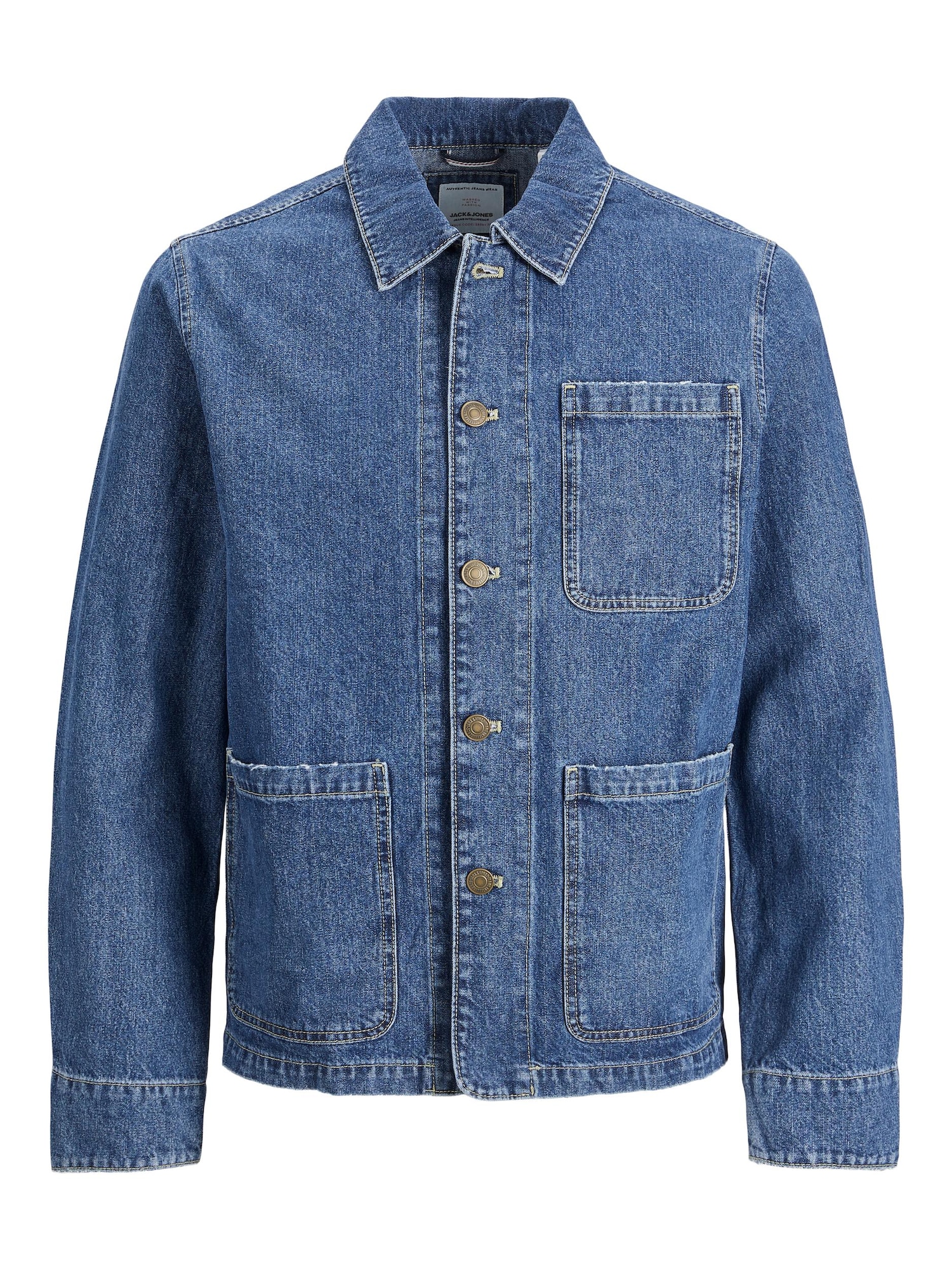 JACK & JONES Prehodna jakna 'Lucas'  moder denim