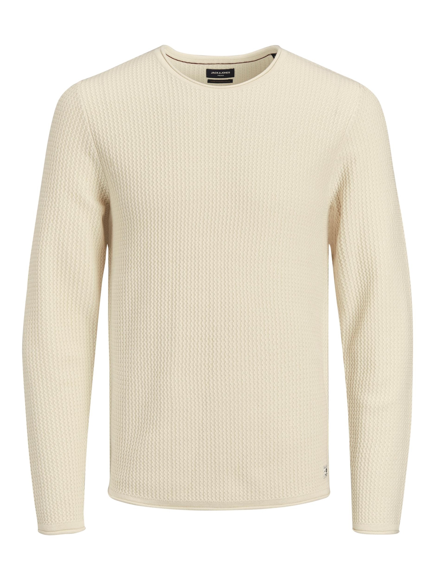 JACK & JONES Pulover 'Carlos'  svetlo bež