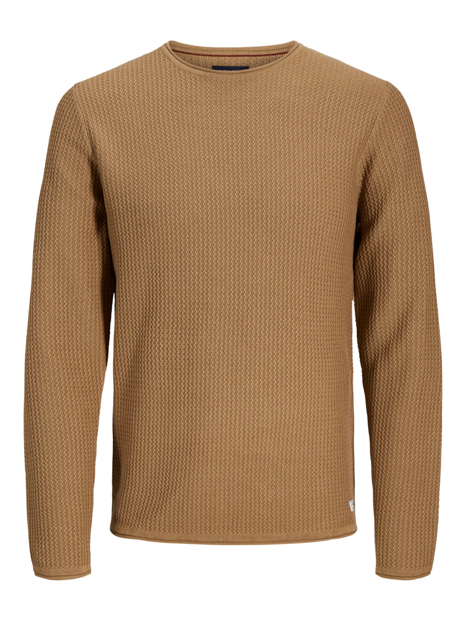 JACK & JONES Pulover 'Carlos'  svetlo rjava