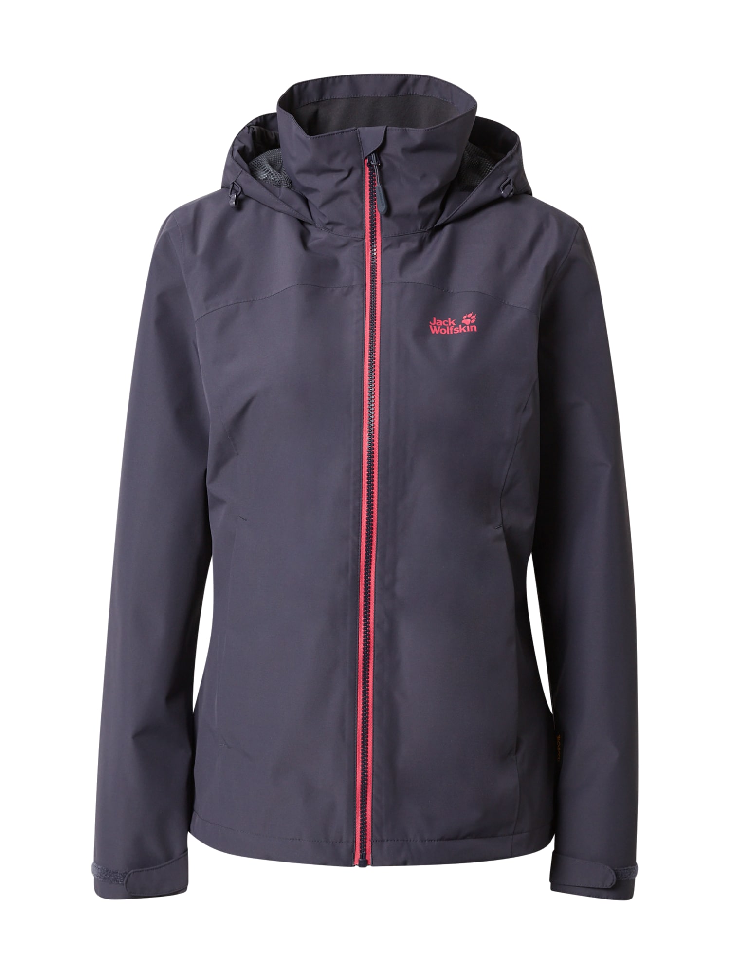 JACK WOLFSKIN Zunanja jakna 'Evendale'  grafit / roza