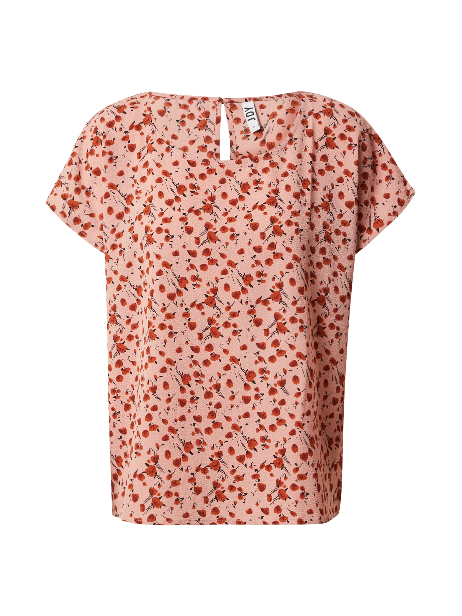 JDY Bluza 'PIPER'  staro roza / rdeča / črna