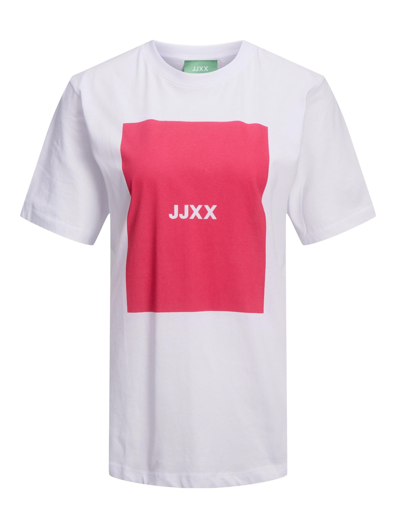 JJXX Majica 'AMBER'  roza / bela