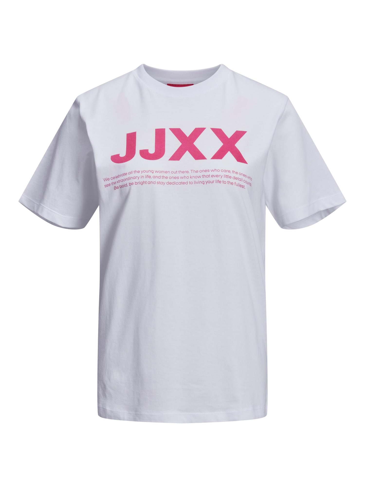JJXX Majica 'Anna'  roza / bela