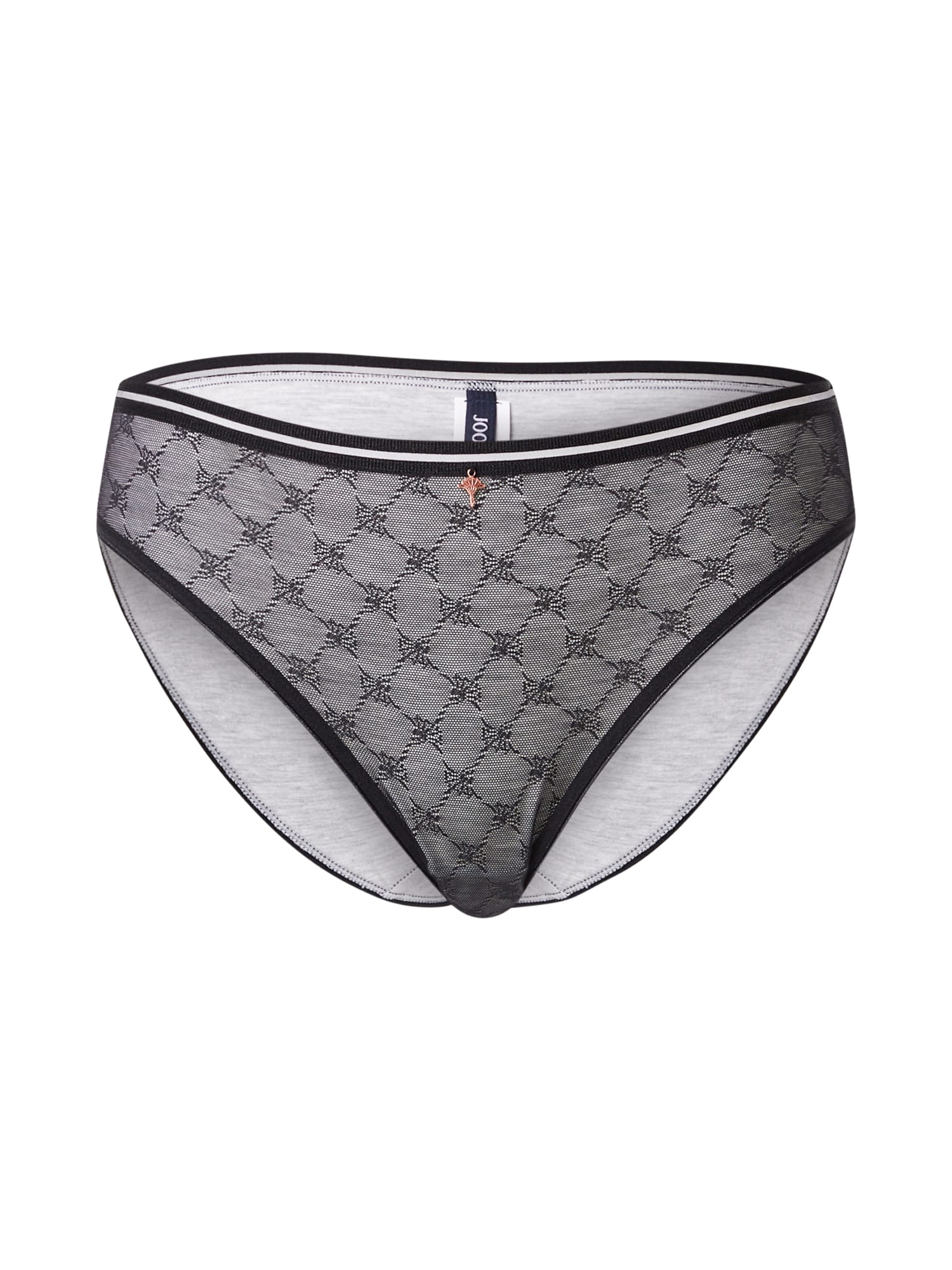 JOOP! Bodywear Spodnje hlačke  pegasto siva / črna
