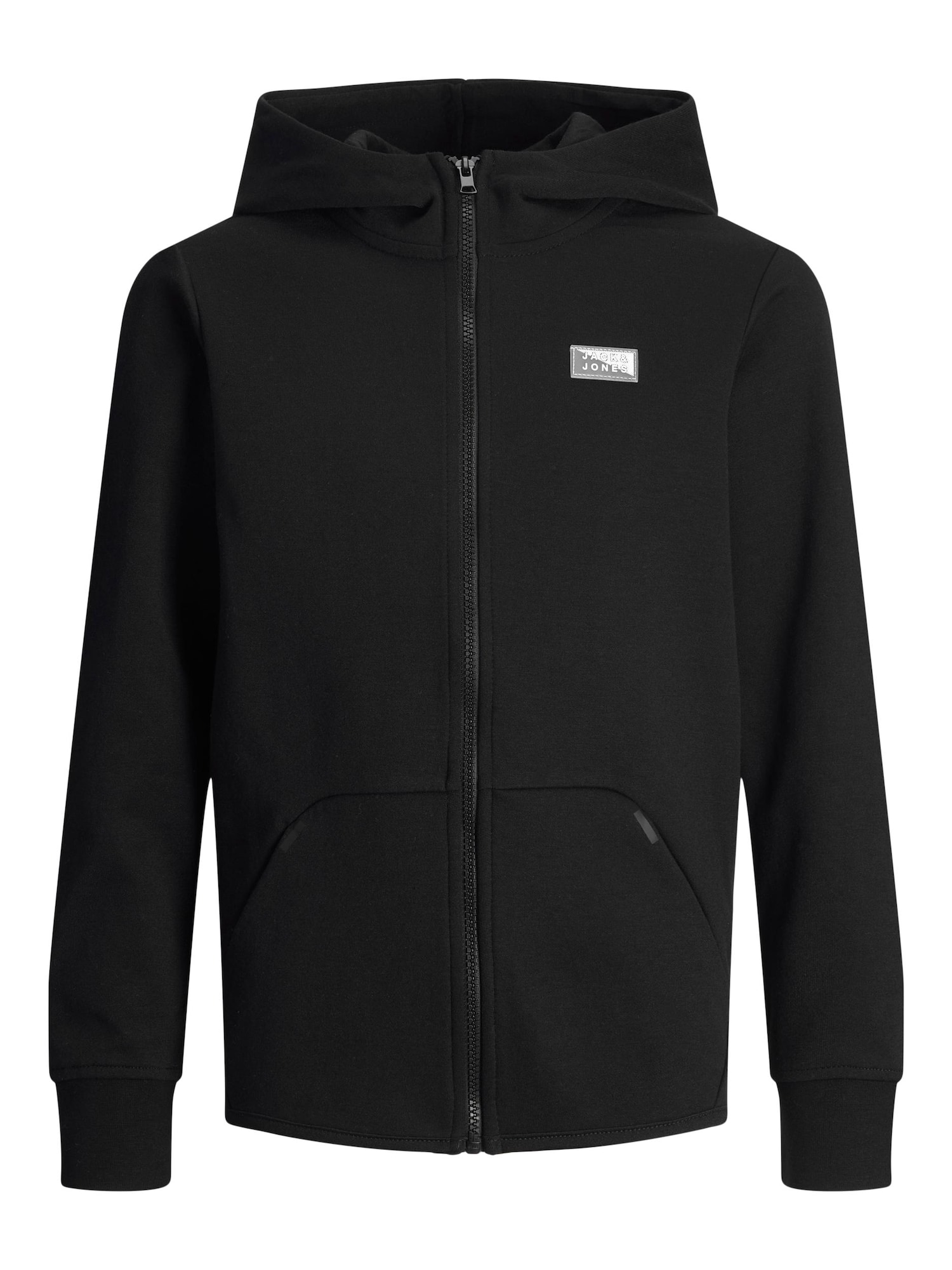 Jack & Jones Junior Jopa na zadrgo  črna / bela