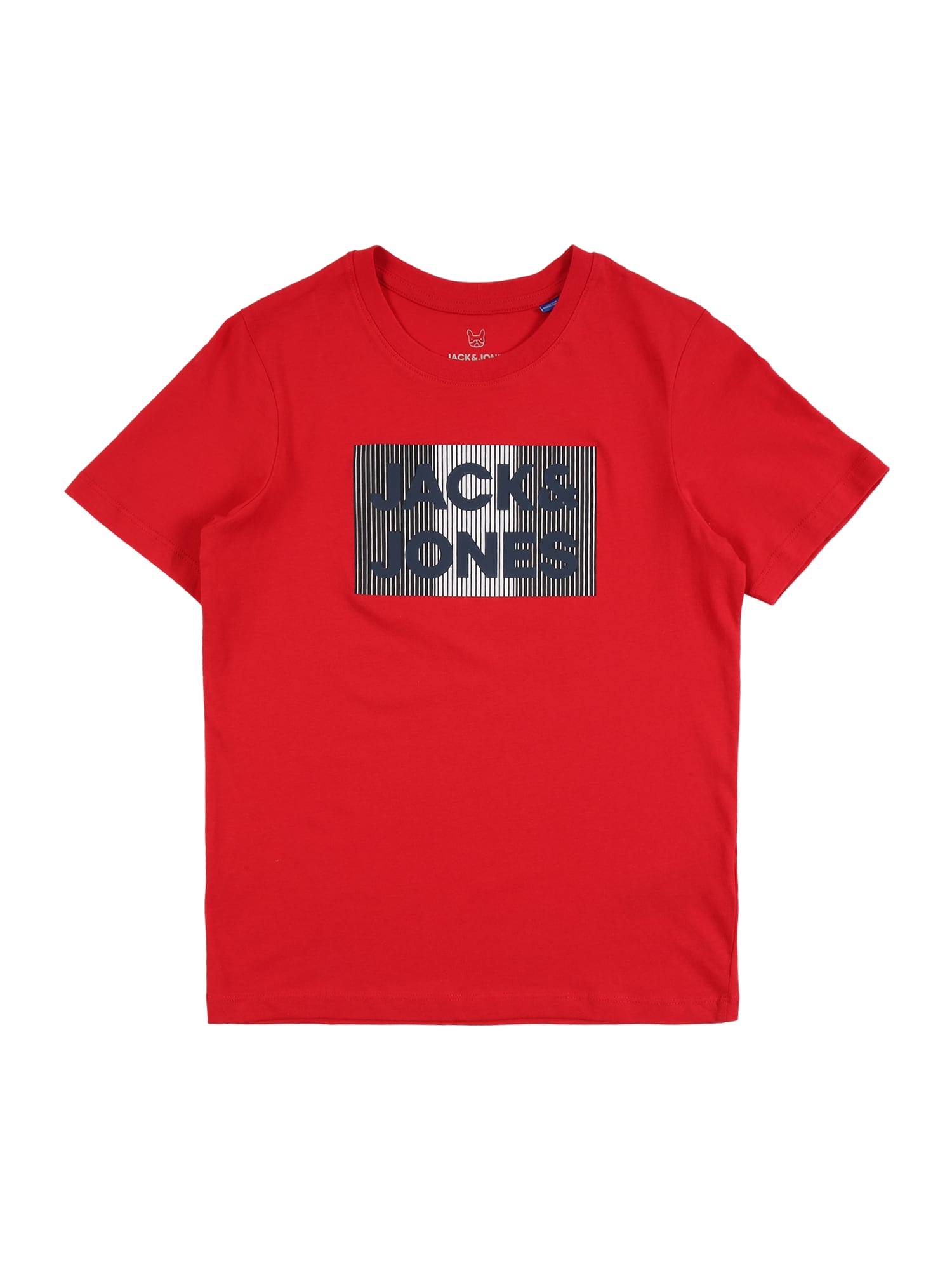 Jack & Jones Junior Majica  mornarska / ognjeno rdeča / črna / bela