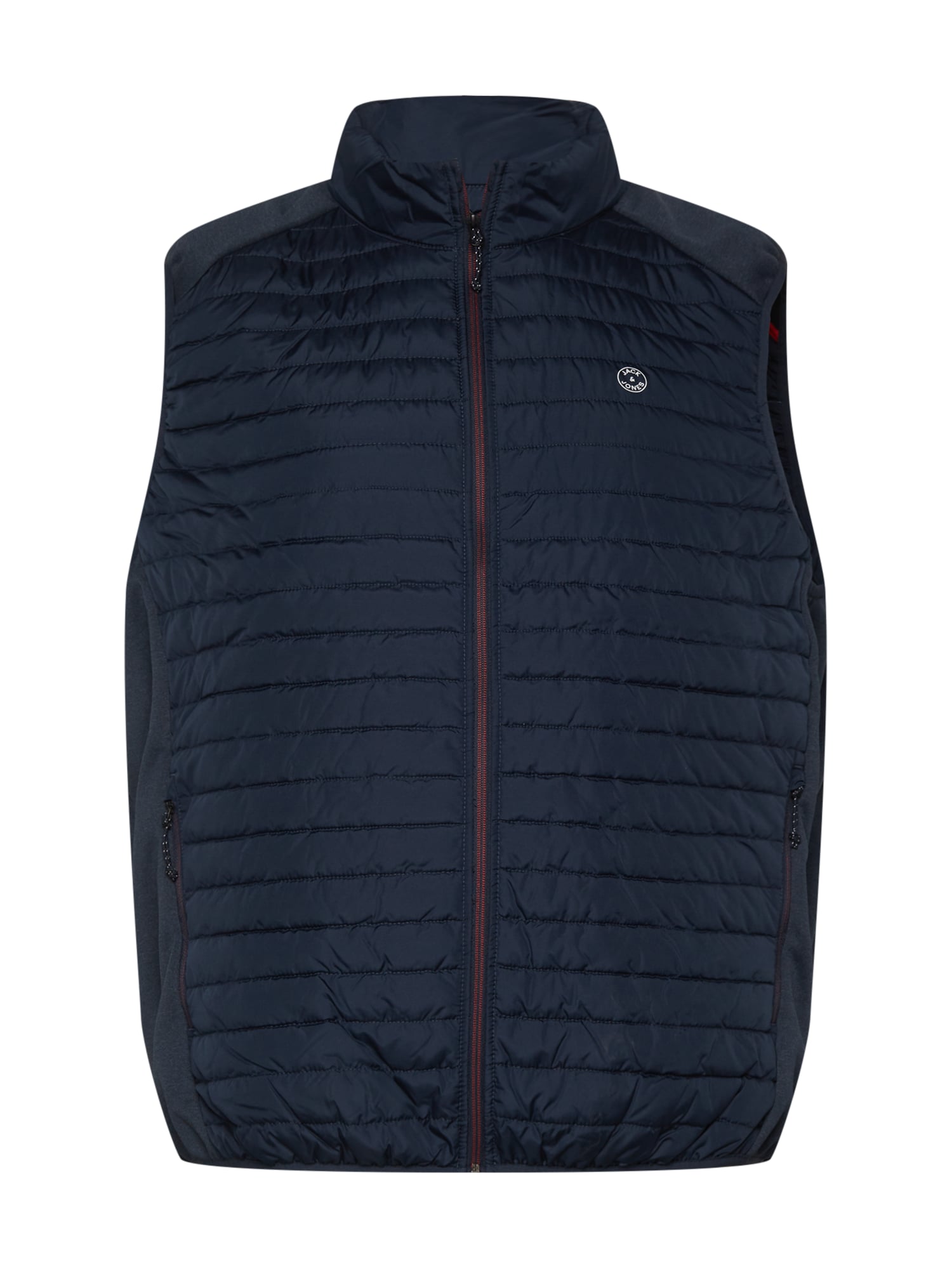 Jack & Jones Plus Brezrokavnik  mornarska / svetlo siva