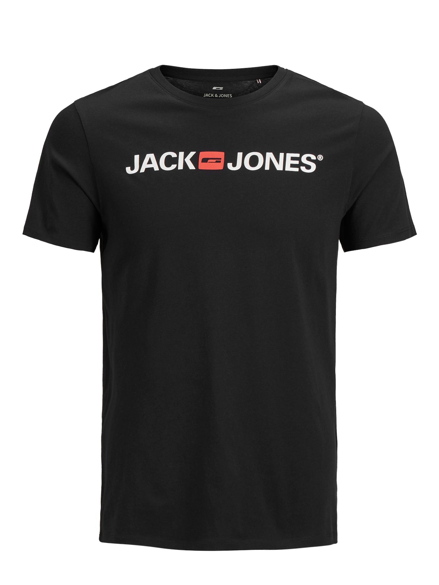 Jack & Jones Plus Majica  svetlo rdeča / črna / bela