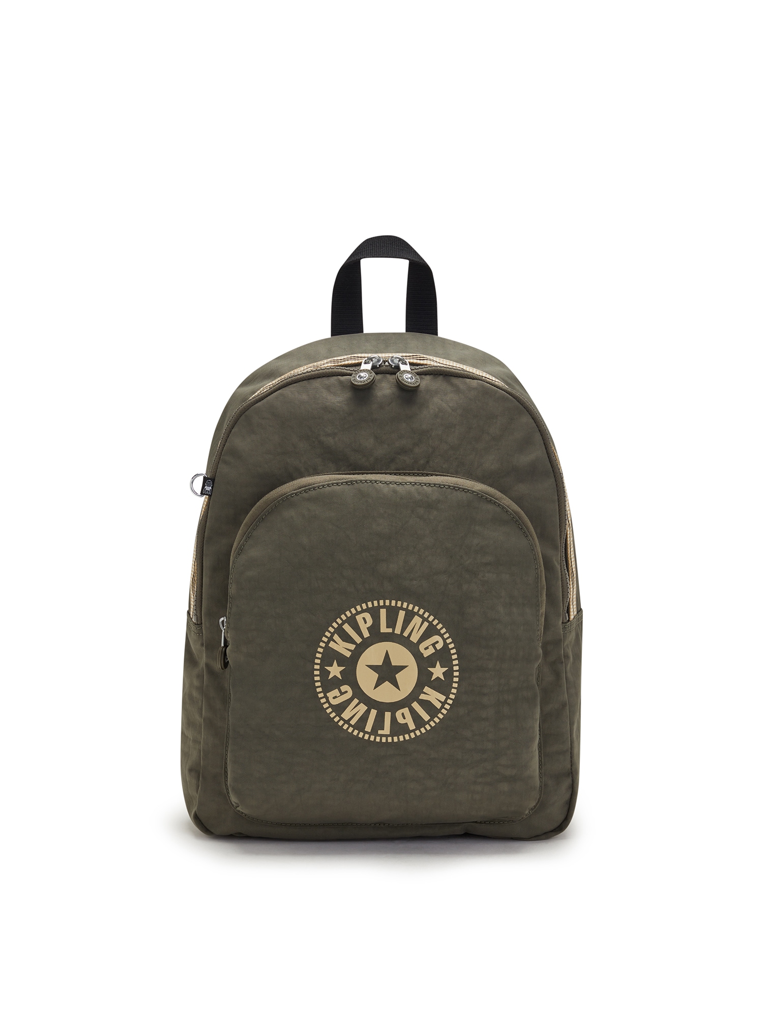 KIPLING Nahrbtnik 'Curtis'  bež / temno zelena