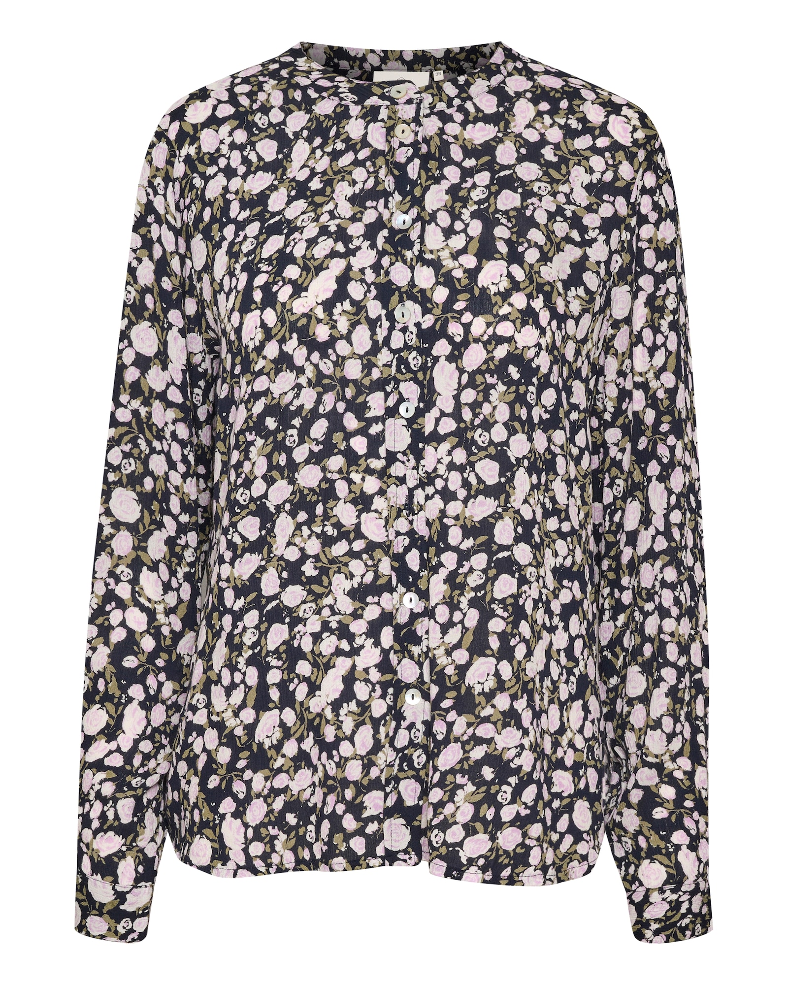 Kaffe Bluza  kaki / pastelno roza / črna / bela