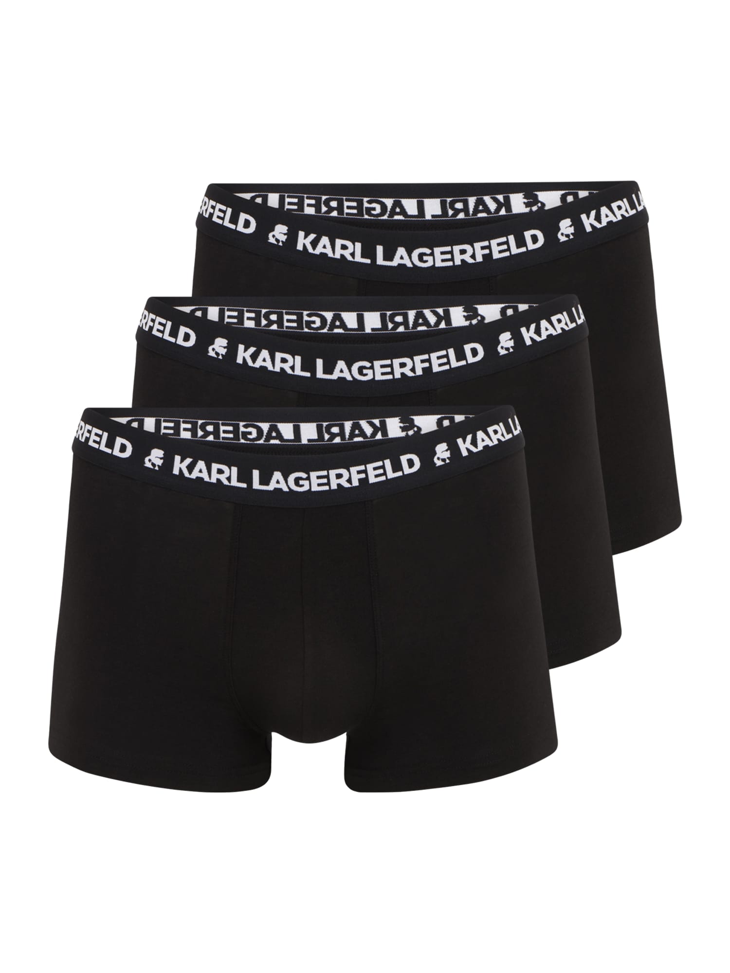 Karl Lagerfeld Boksarice  črna / bela