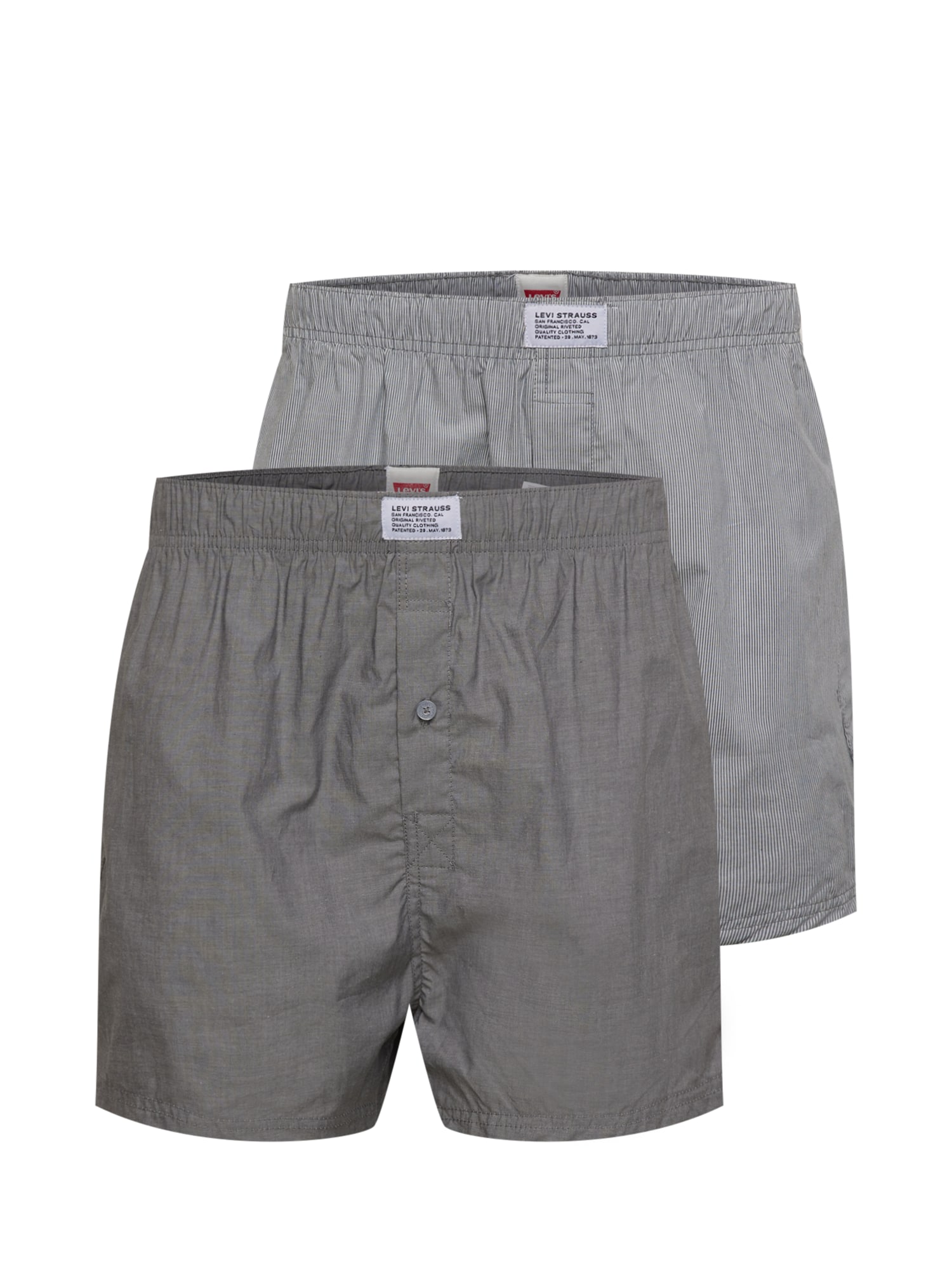 LEVI'S Boksarice  kremna / siva / svetlo siva