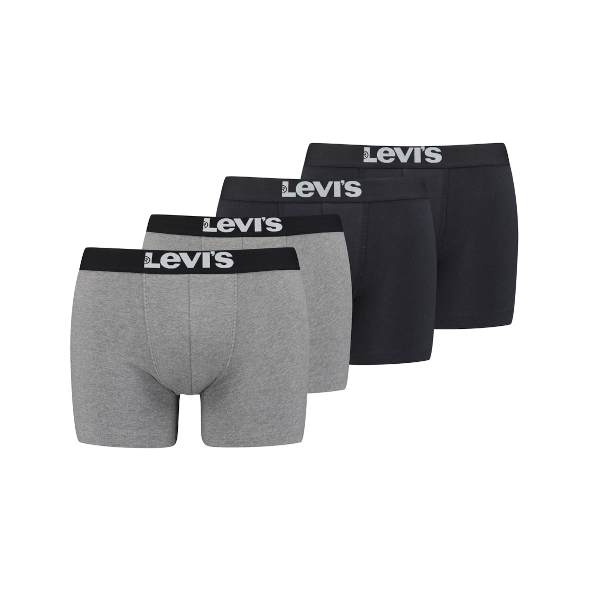 LEVI'S Boksarice  pegasto siva / črna
