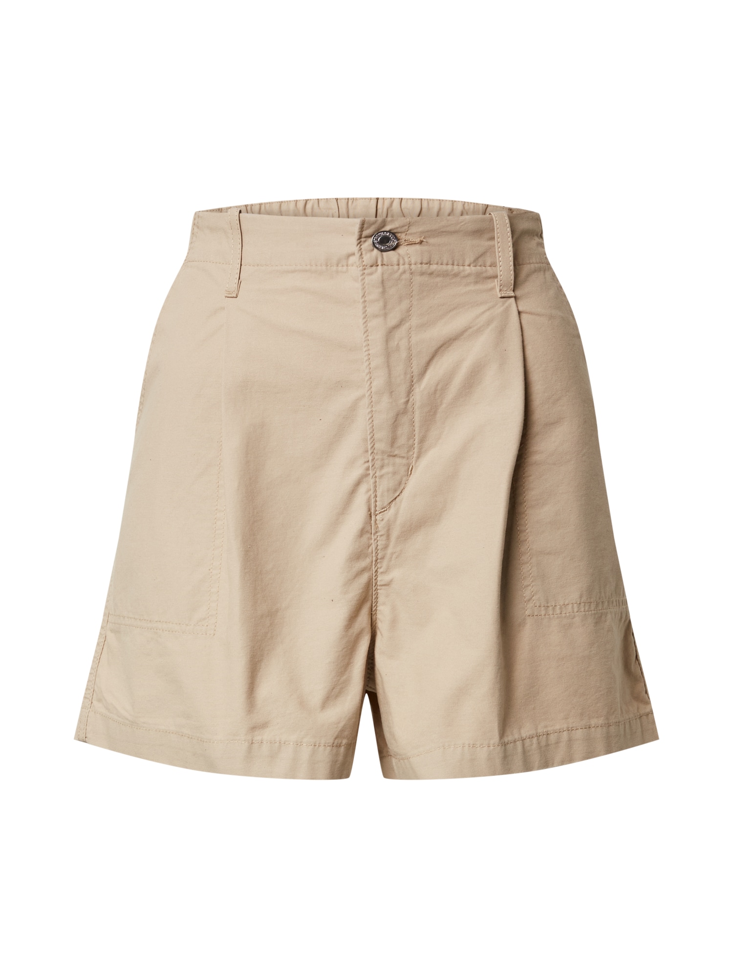 LEVI'S Hlače z naborki 'PLEATED UTILITY SHORT'  bež