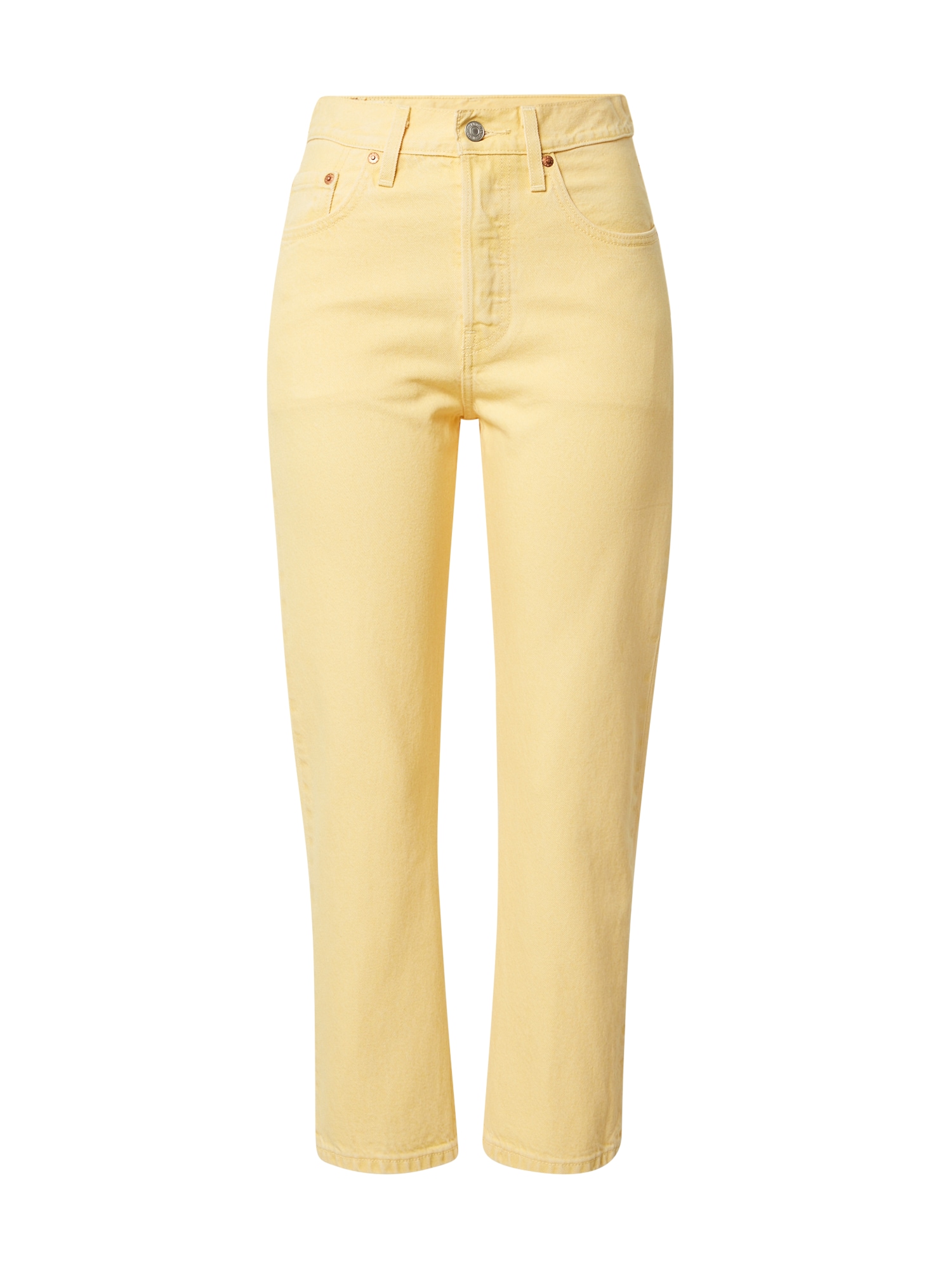 LEVI'S Kavbojke '501® CROP'  svetlo rumena