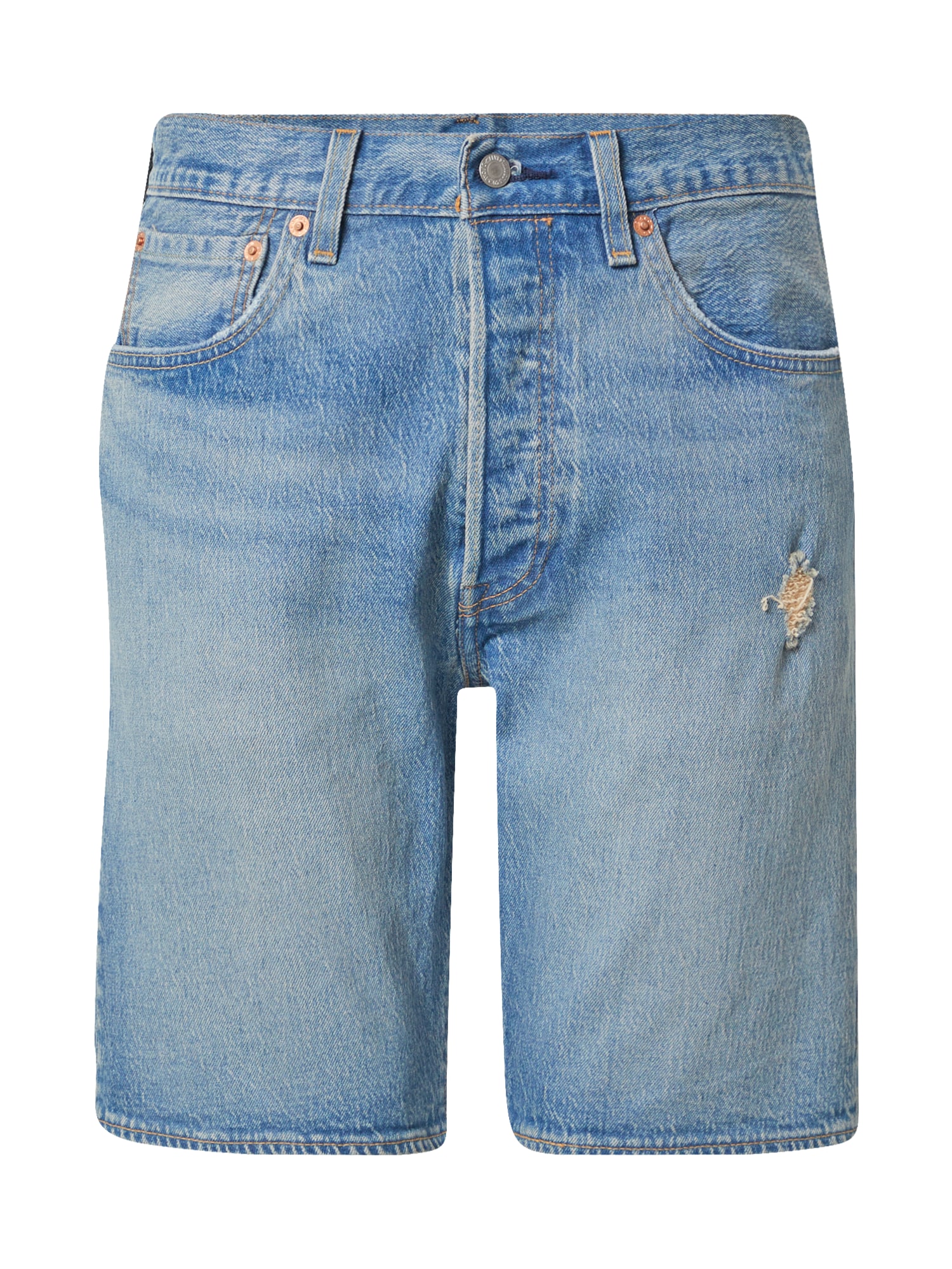 LEVI'S Kavbojke '501® HEMMED SHORT'  moder denim