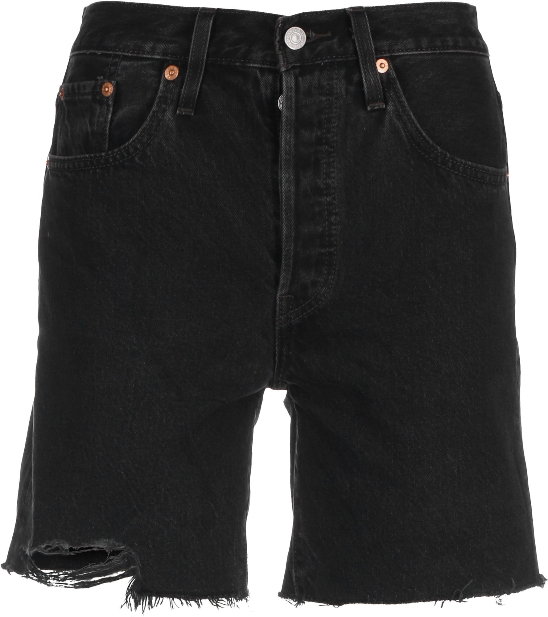LEVI'S Kavbojke '501® MID THIGH SHORT'  rjava / rdeča / črna / bela