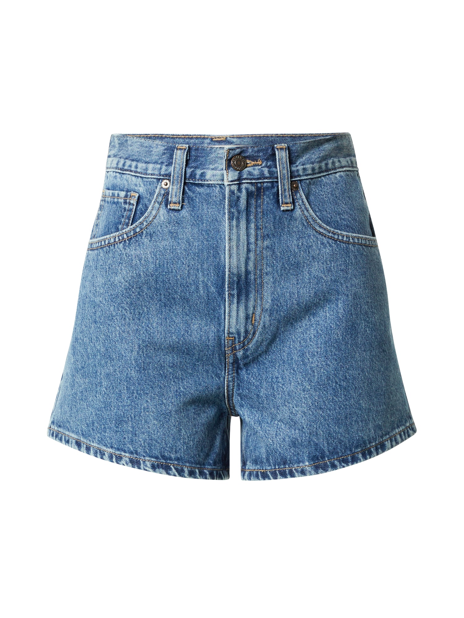 LEVI'S Kavbojke 'HIGH WAISTED MOM SHORT'  moder denim