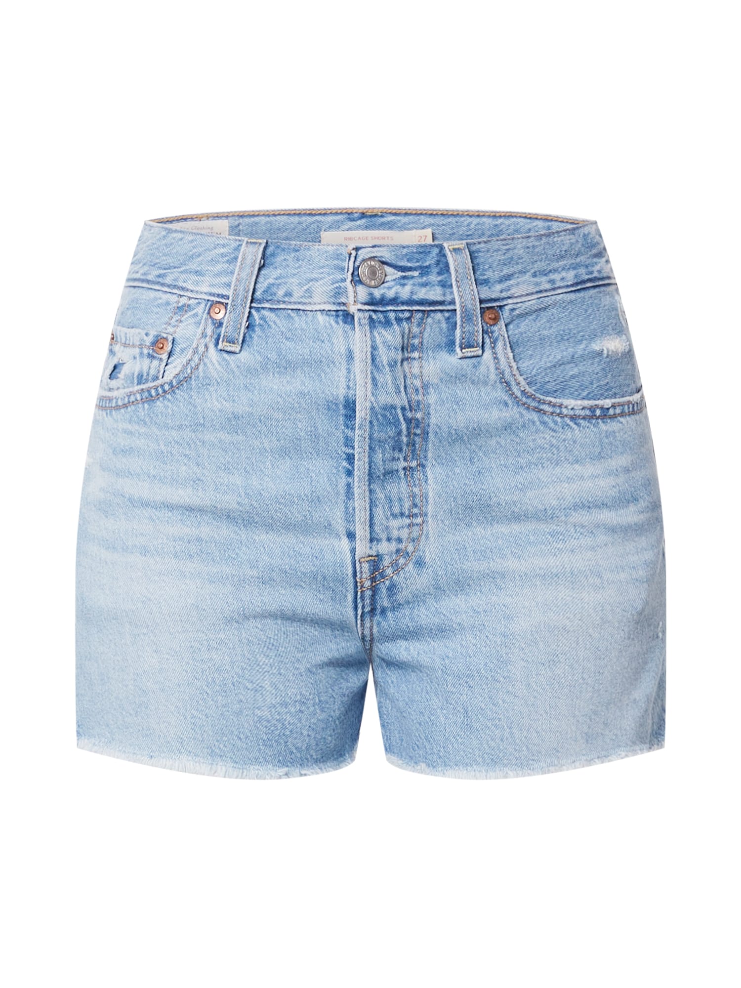 LEVI'S Kavbojke 'RIBCAGE SHORT'  svetlo modra