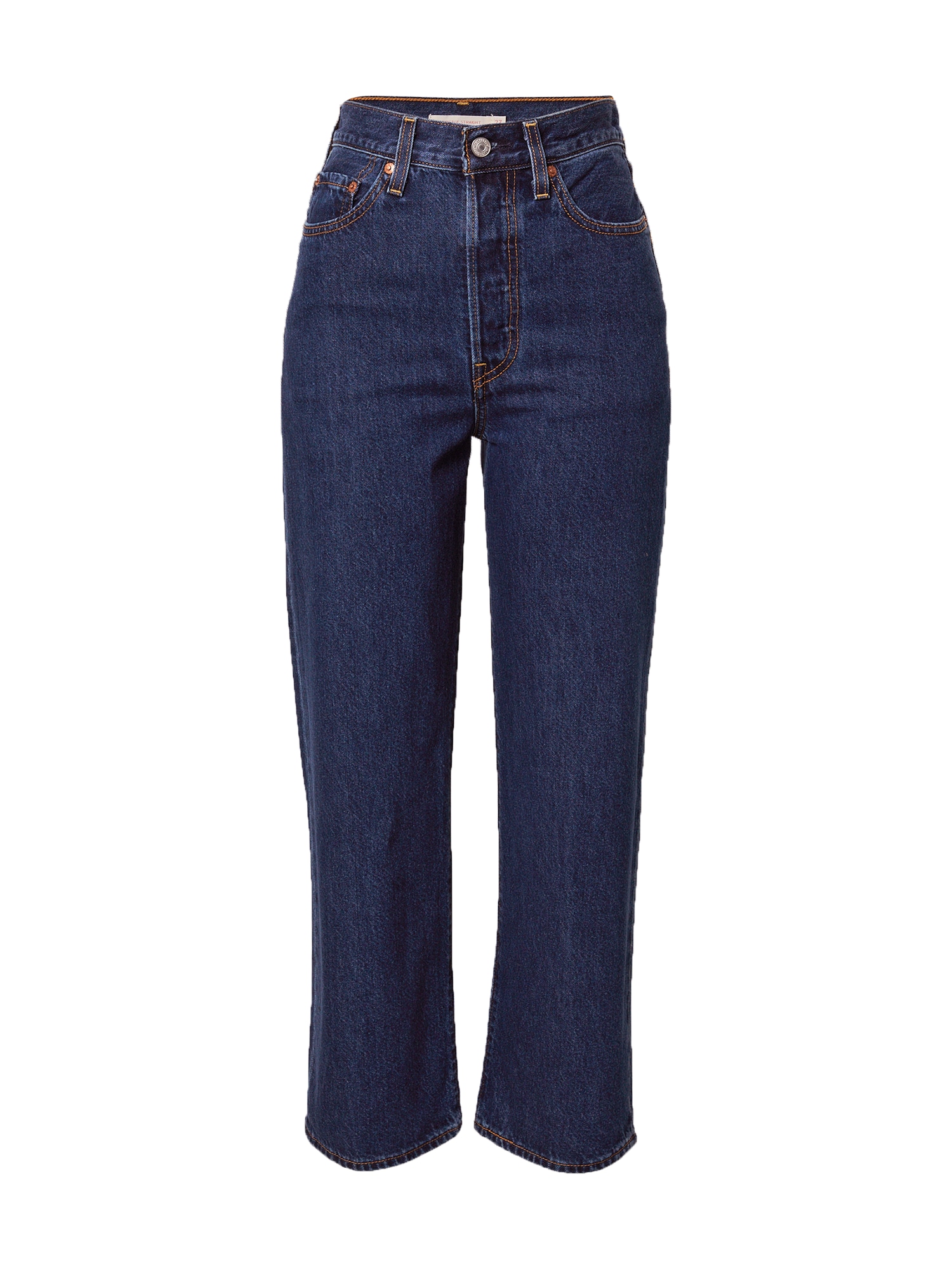 LEVI'S Kavbojke 'RIBCAGE STRAIGHT ANKLE'  temno modra
