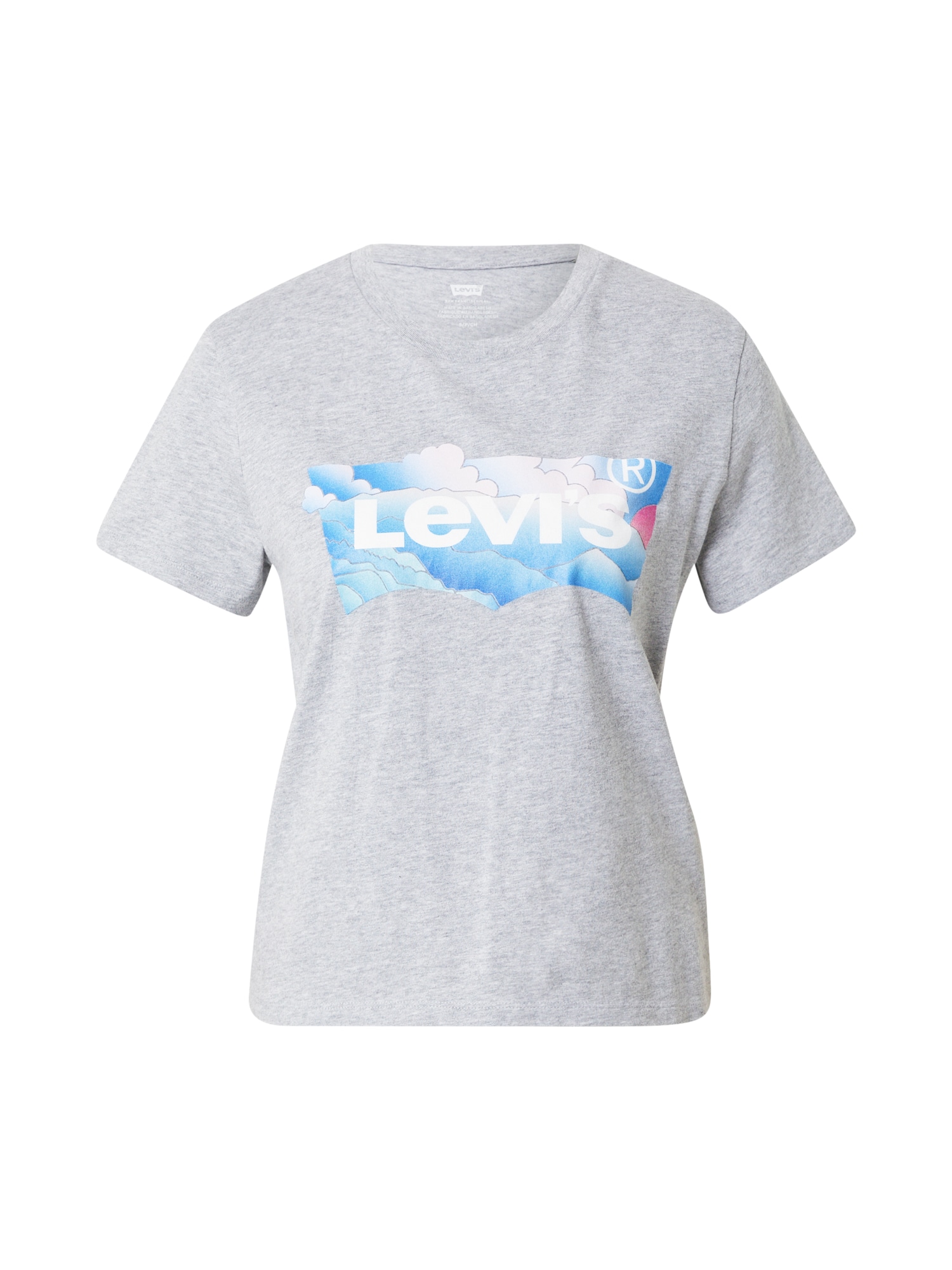 LEVI'S Majica  nebeško modra / svetlo modra / pegasto siva / malina