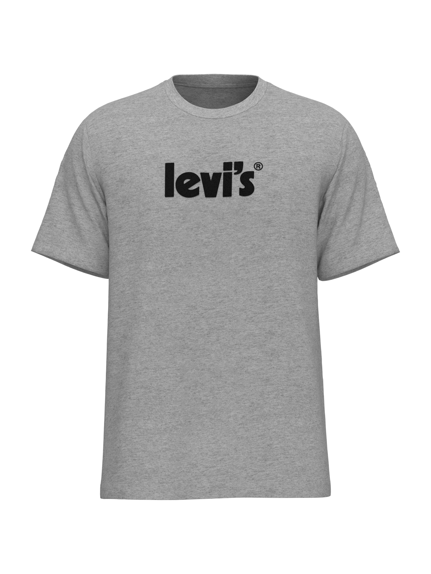 LEVI'S Majica  pegasto siva / črna