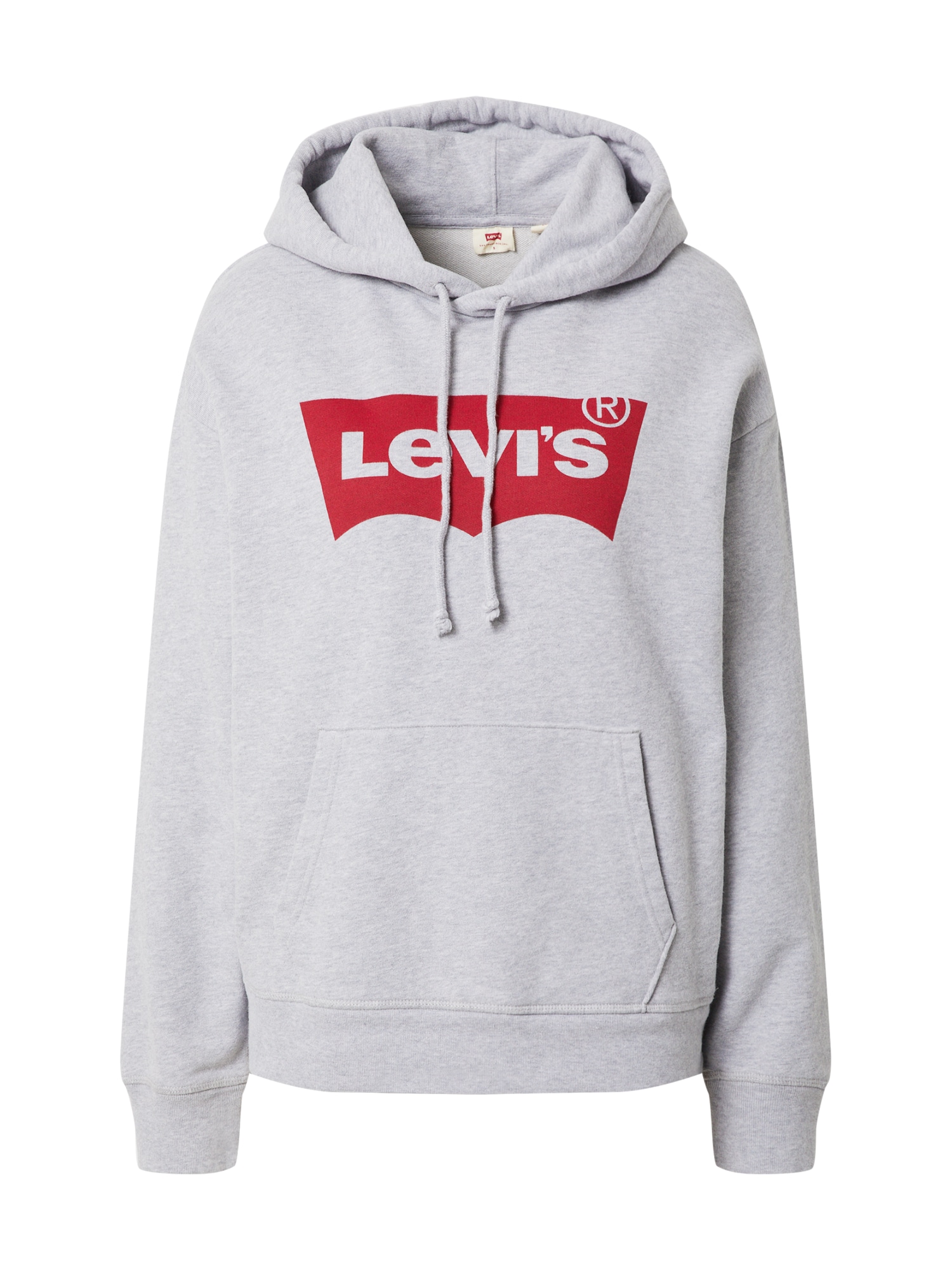 LEVI'S Majica  pegasto siva / karminsko rdeča