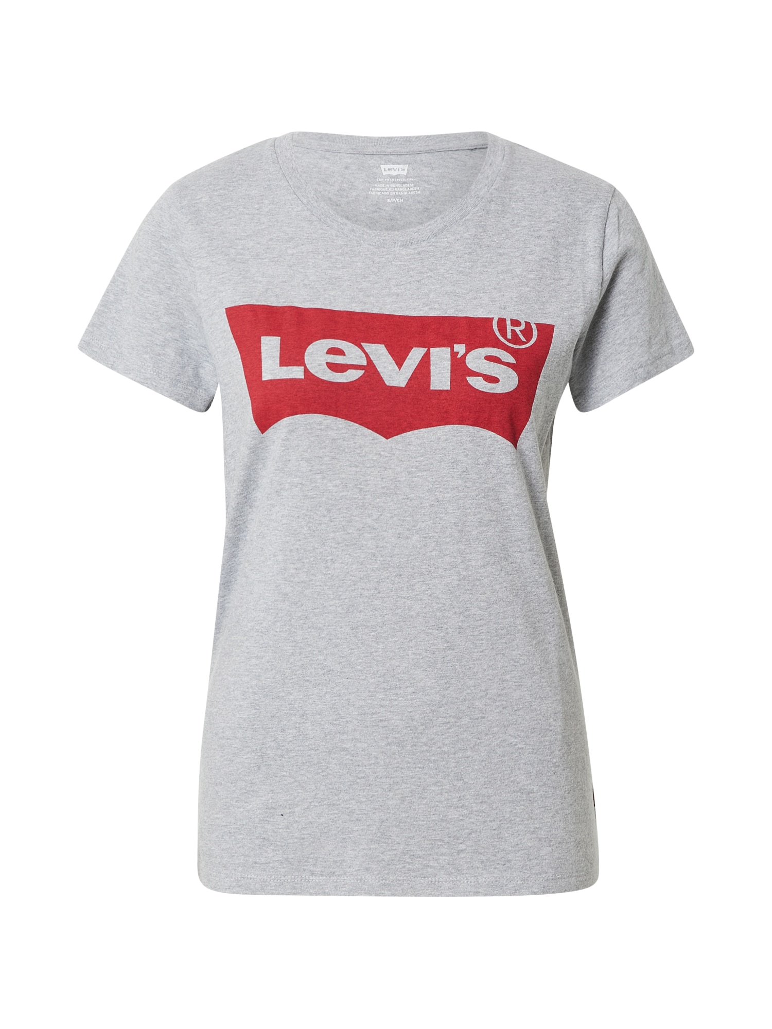 LEVI'S Majica  pegasto siva / rdeča