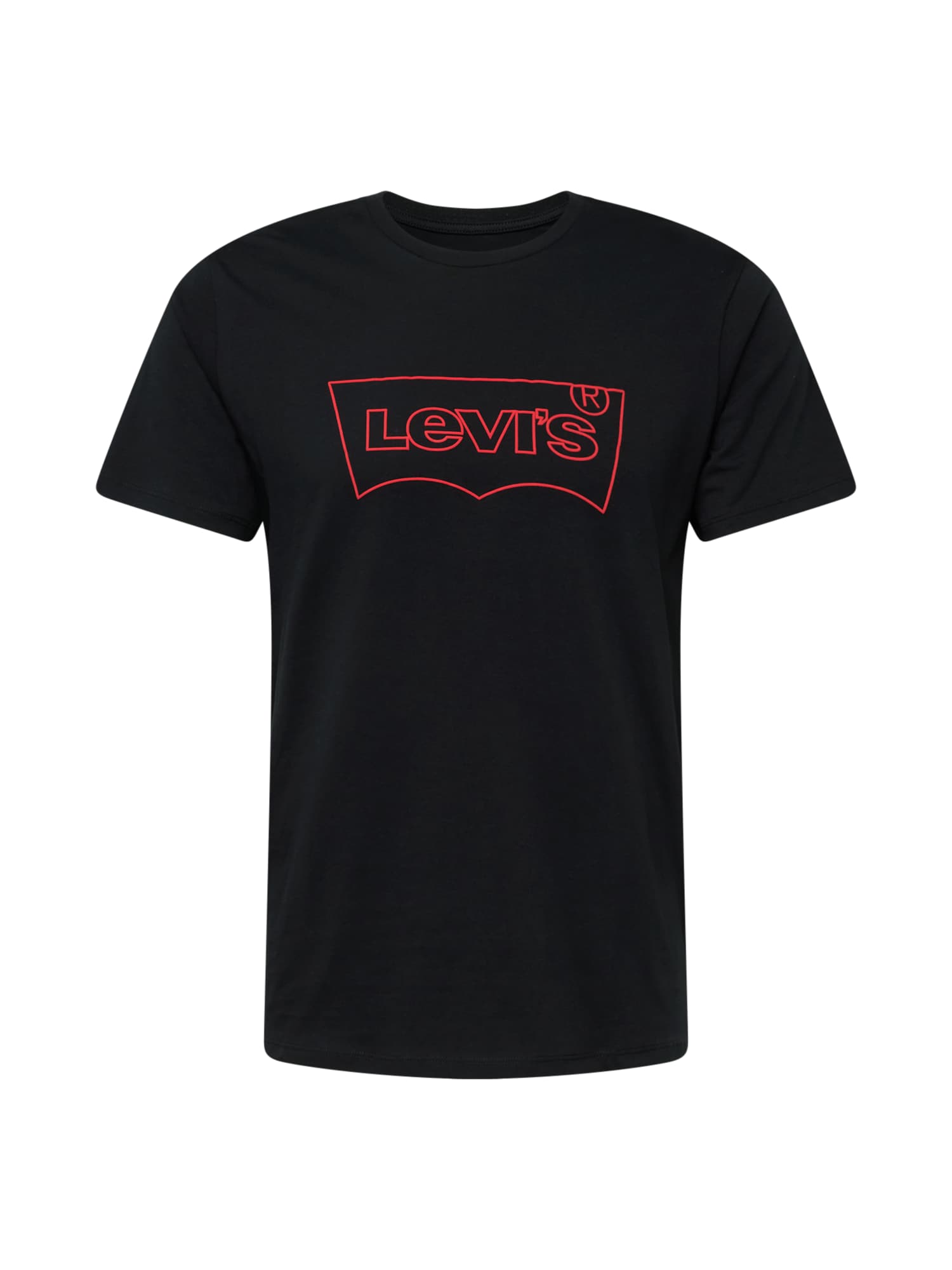LEVI'S Majica  rdeča / črna