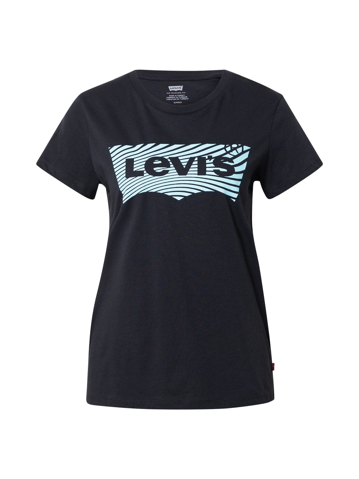 LEVI'S Majica  svetlo modra / črna