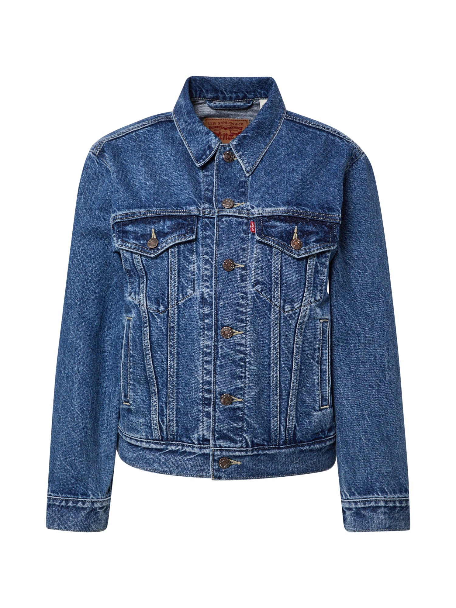 LEVI'S Prehodna jakna 'Ex-Boyfriend Trucker'  moder denim