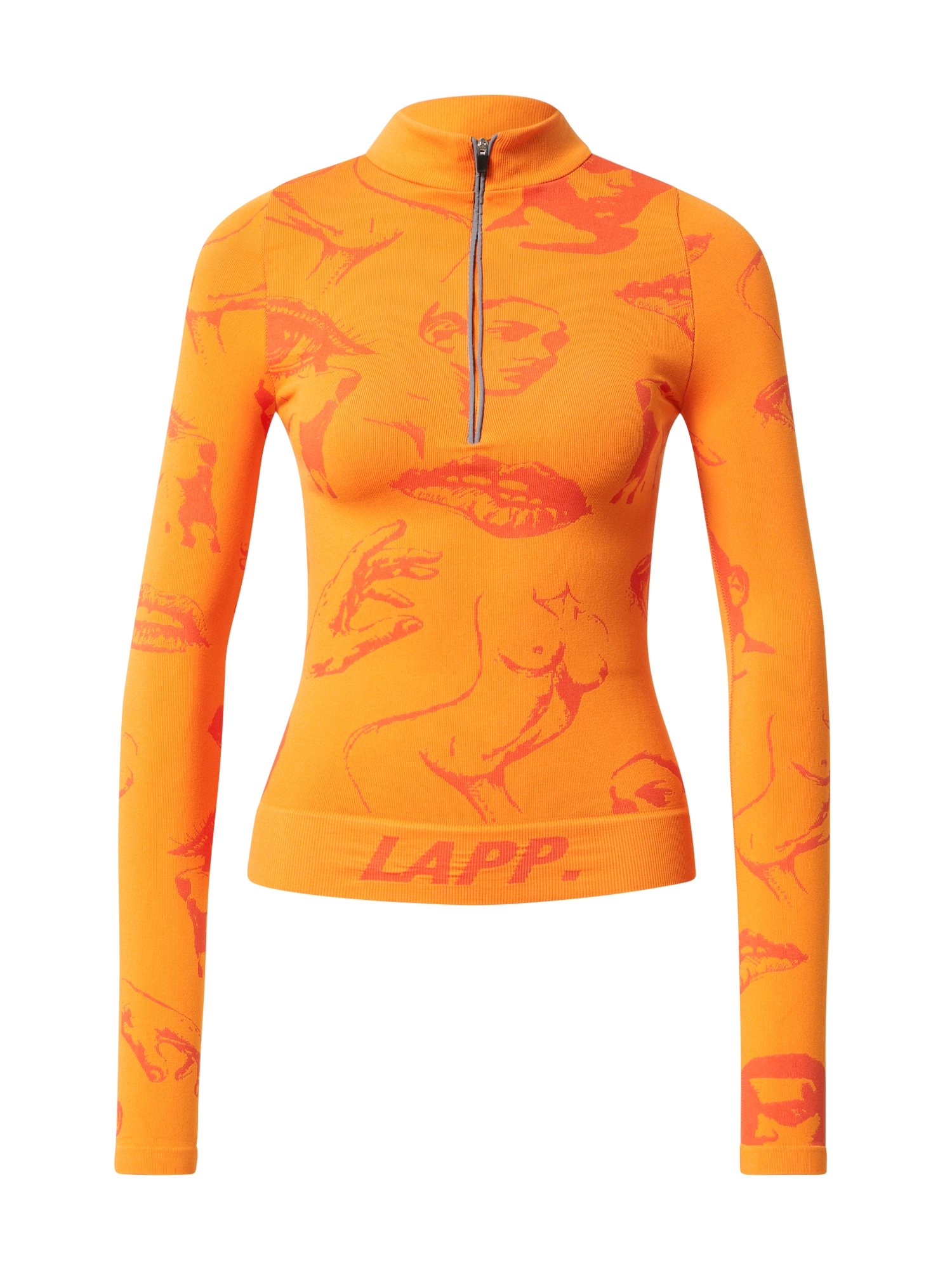 Lapp the Brand Funkcionalna majica  oranžna / jastog