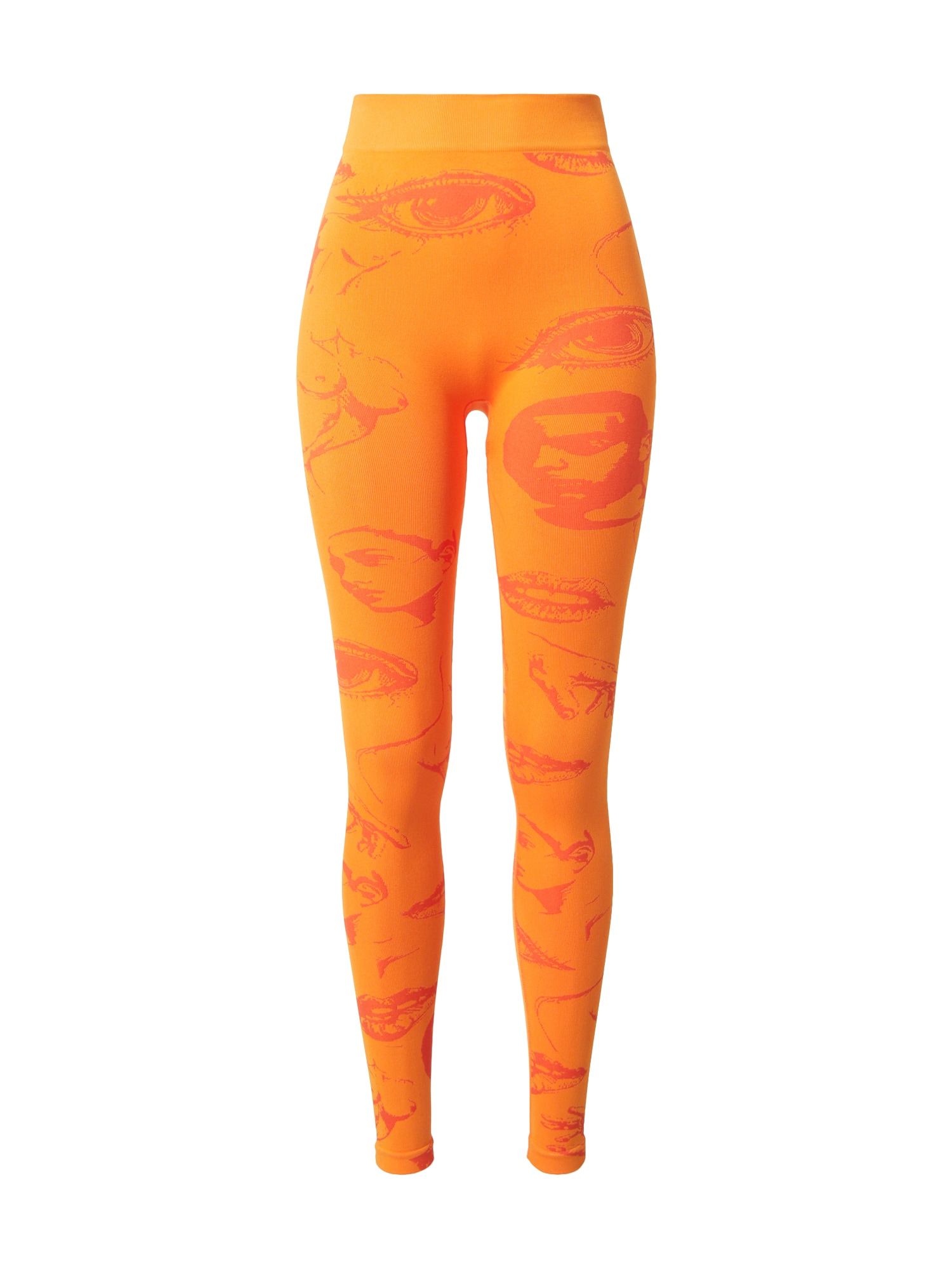 Lapp the Brand Športne hlače  mandarina / neonsko oranžna