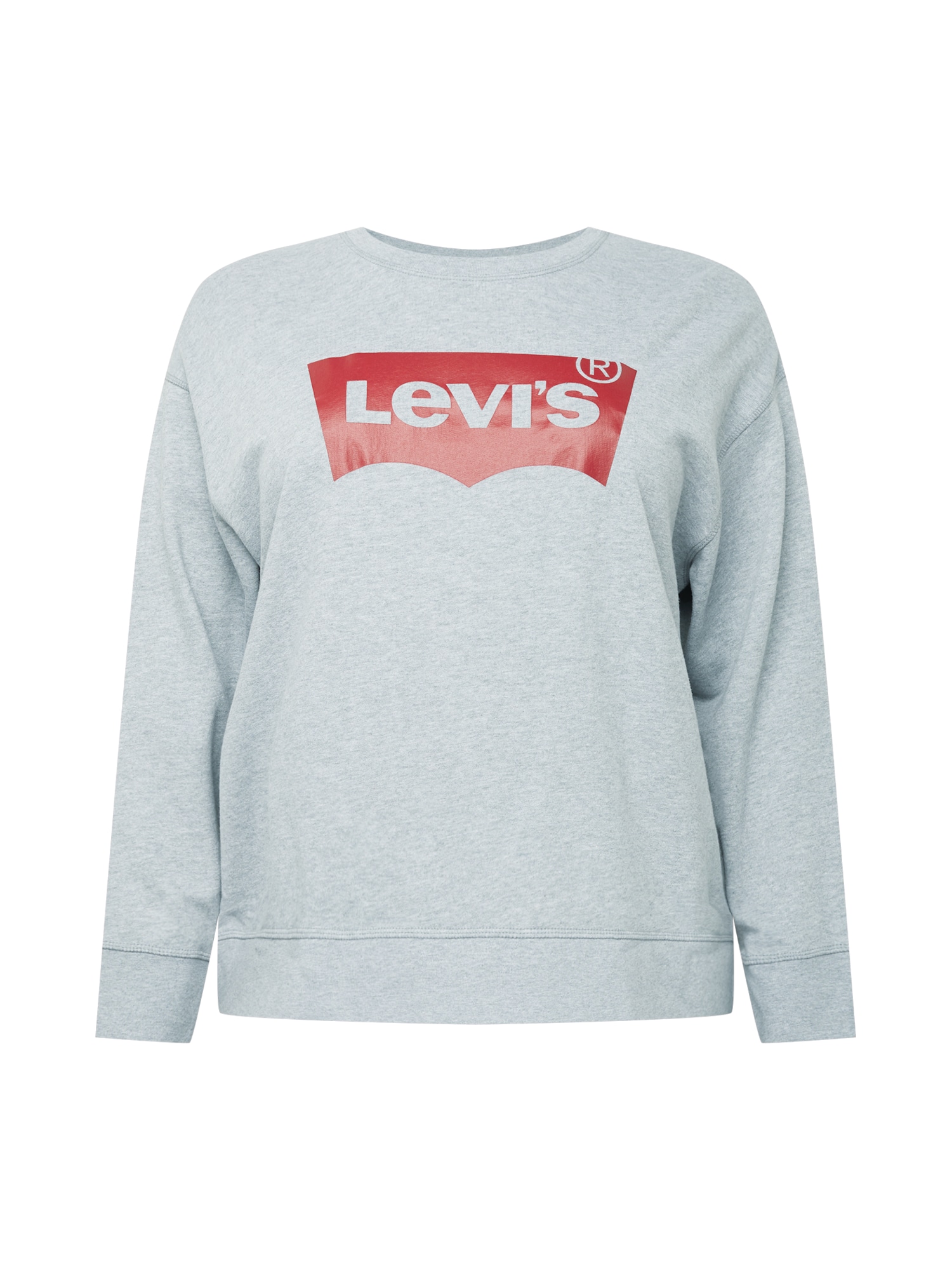 Levi's® Plus Majica  pegasto siva / rdeča
