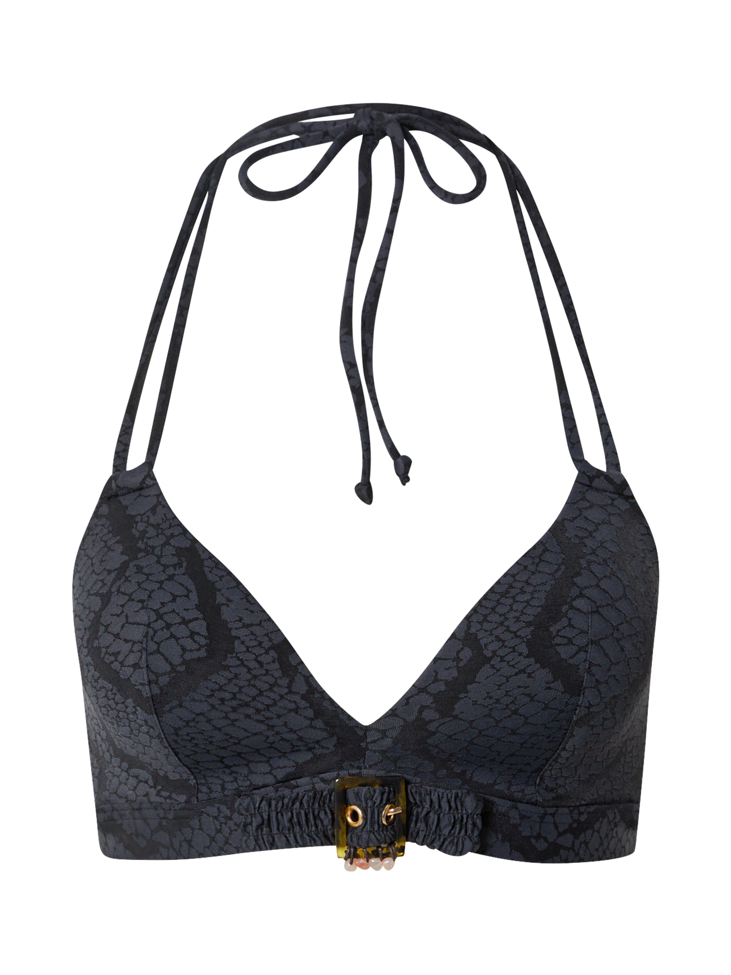 LingaDore Bikini zgornji del  rjava / svetlo rjava / antracit / črna / biserno bela