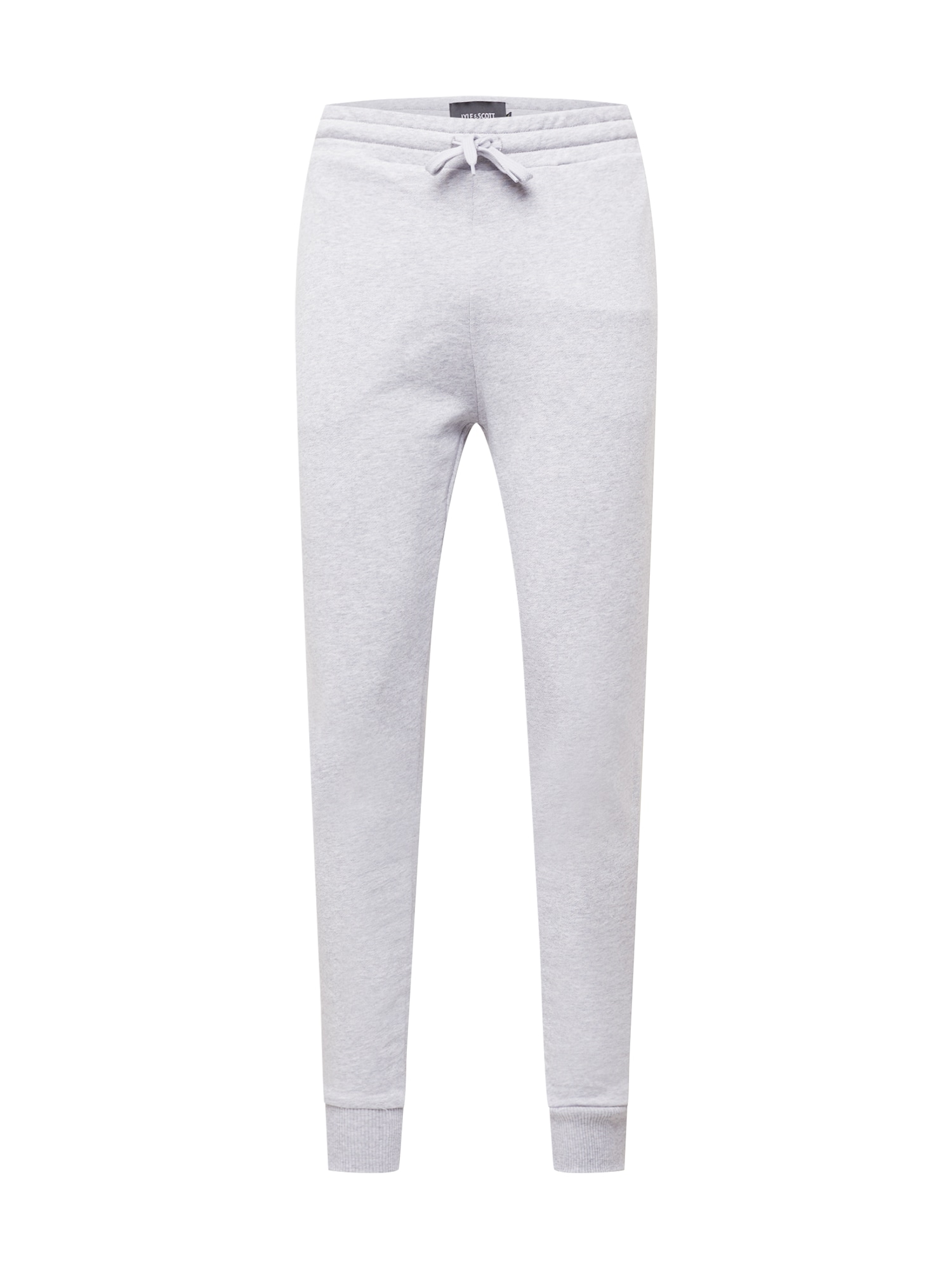 Lyle & Scott Hlače  rumena / pegasto siva