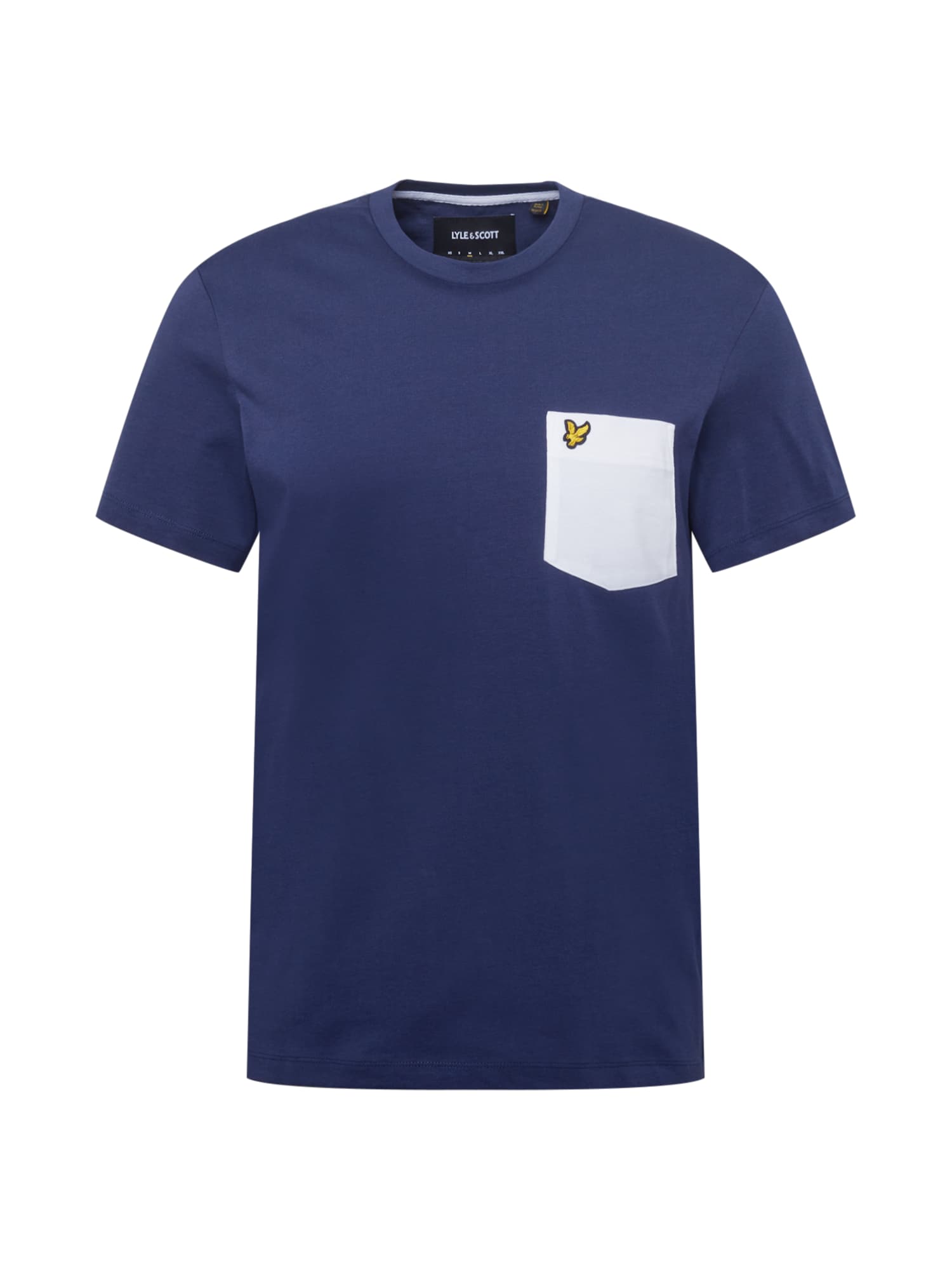 Lyle & Scott Majica  mornarska / bela