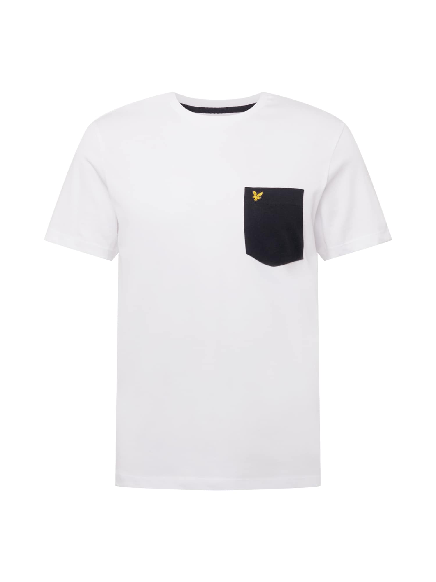 Lyle & Scott Majica  rumena / črna / bela