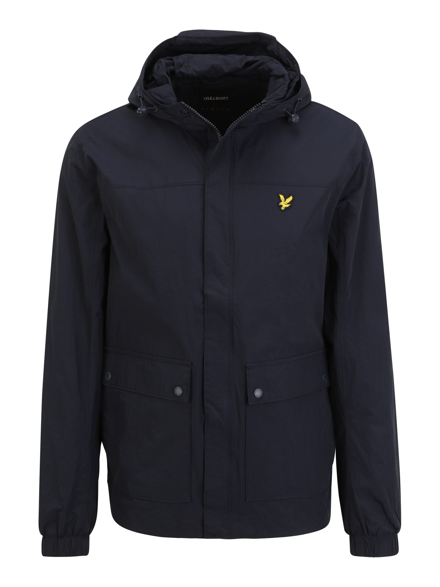 Lyle & Scott Prehodna jakna  mornarska / rumena / črna